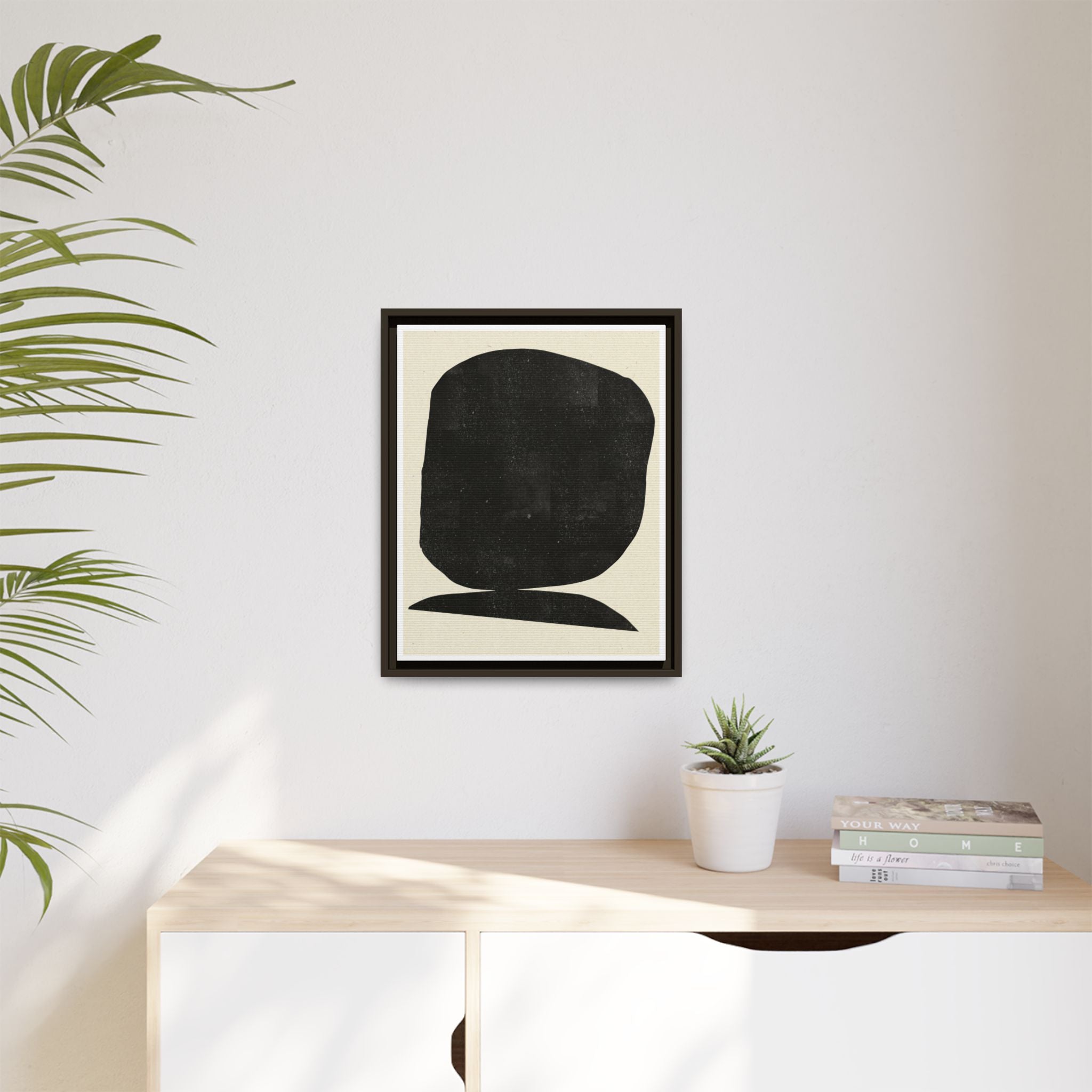 Midnight Monolith Whisper - Framed