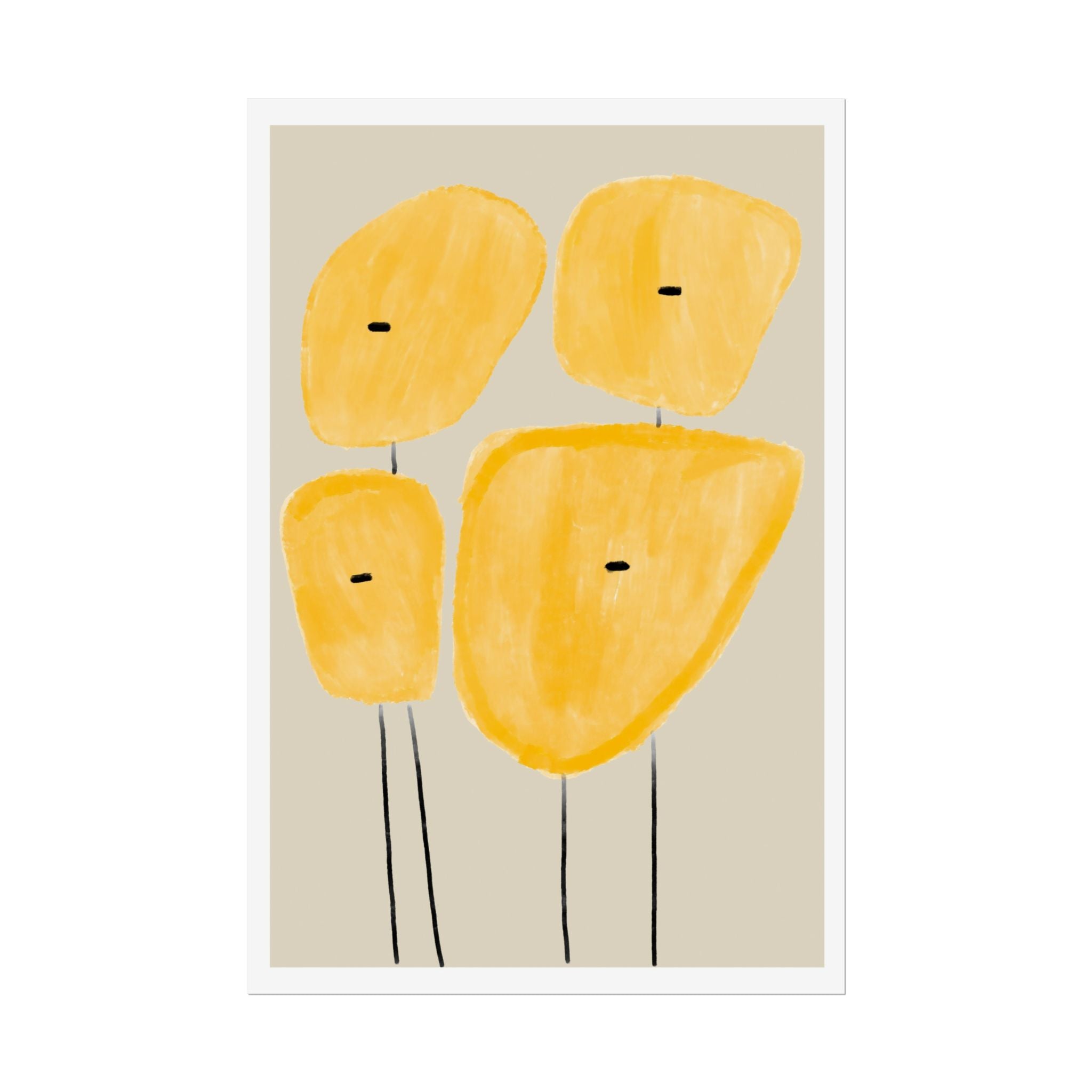 Golden Meadow Figures - Poster