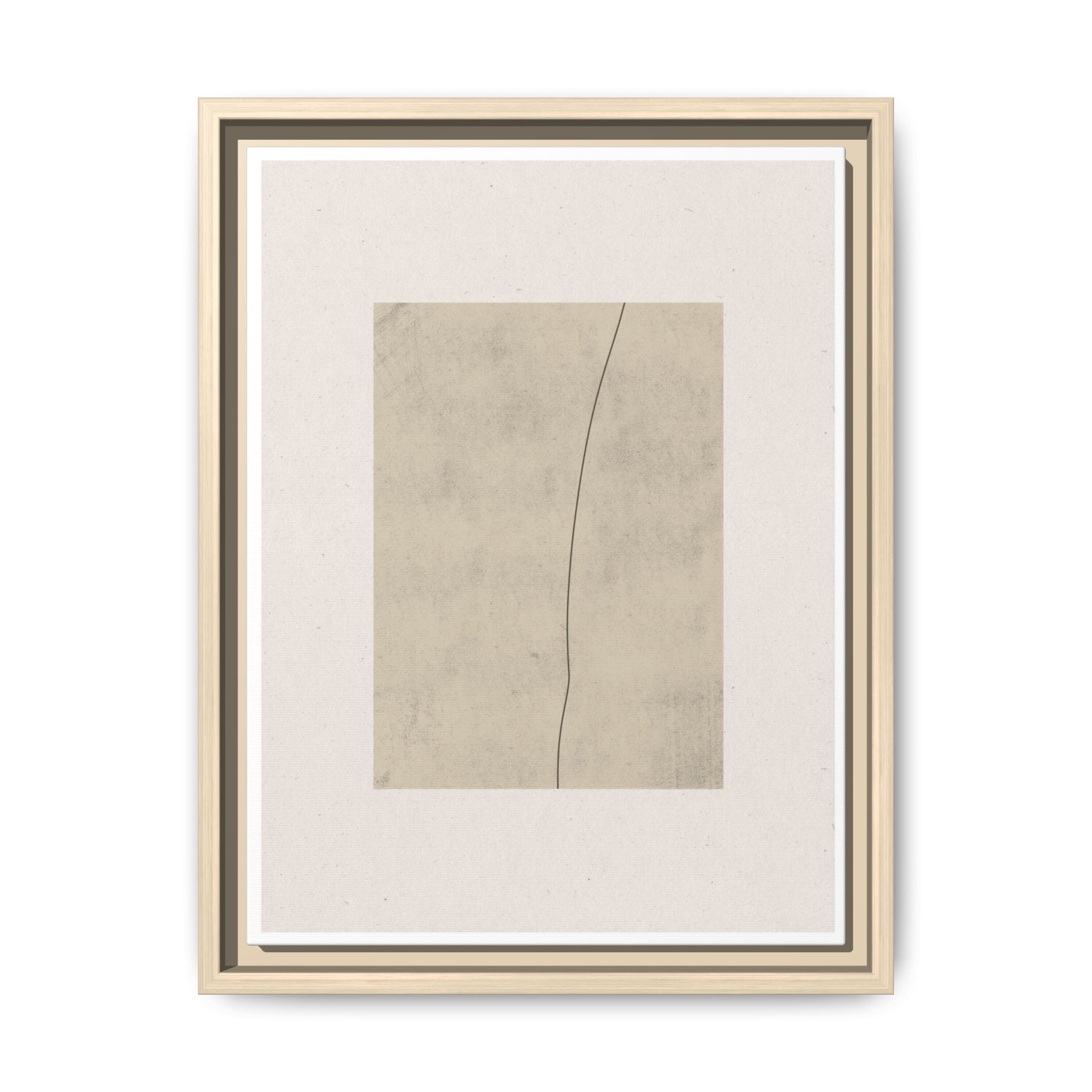 Quiet Contour Passage - Framed