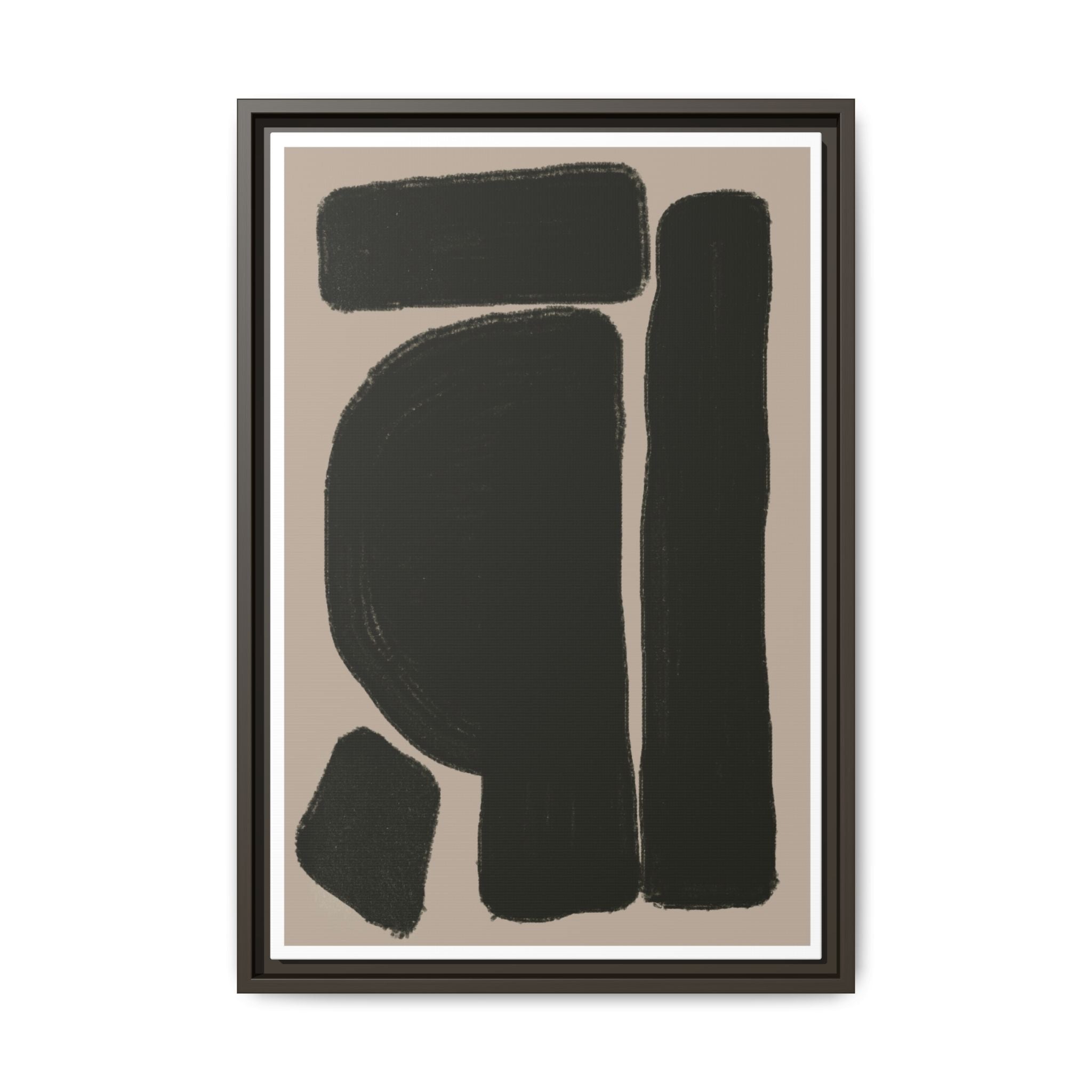 Velvet Obsidian Forms - Framed