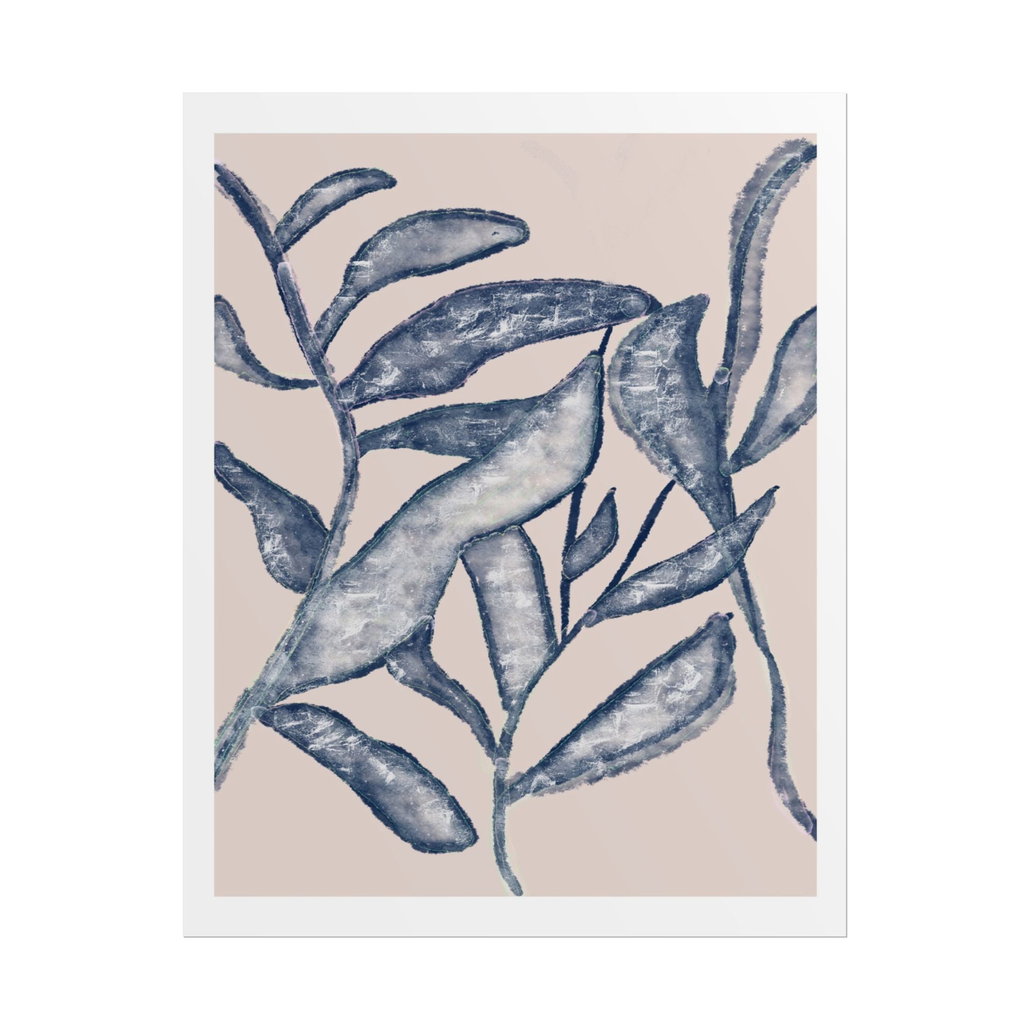 Moonlit Botanical Veil - Poster