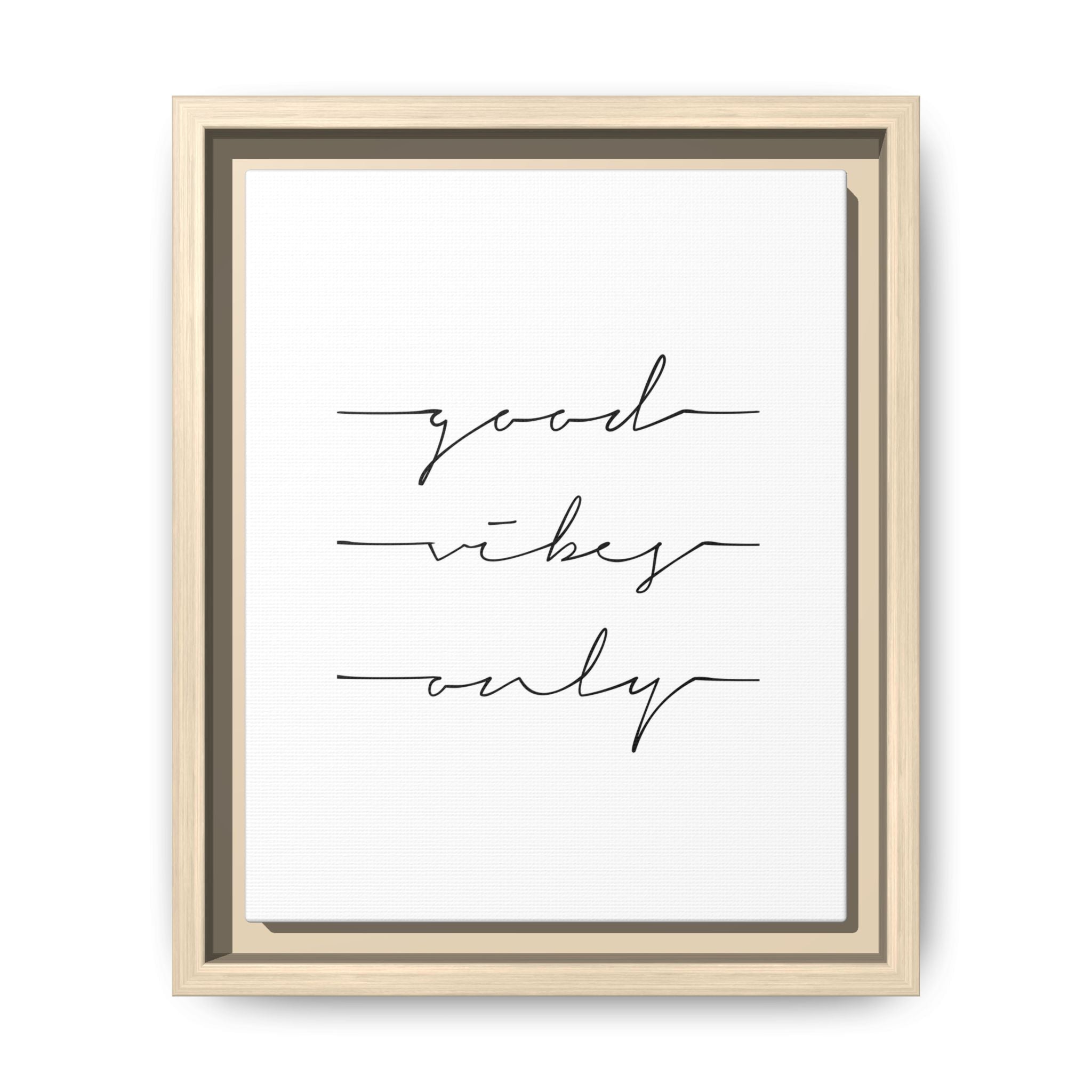Whispered Neutral Harmony - Framed