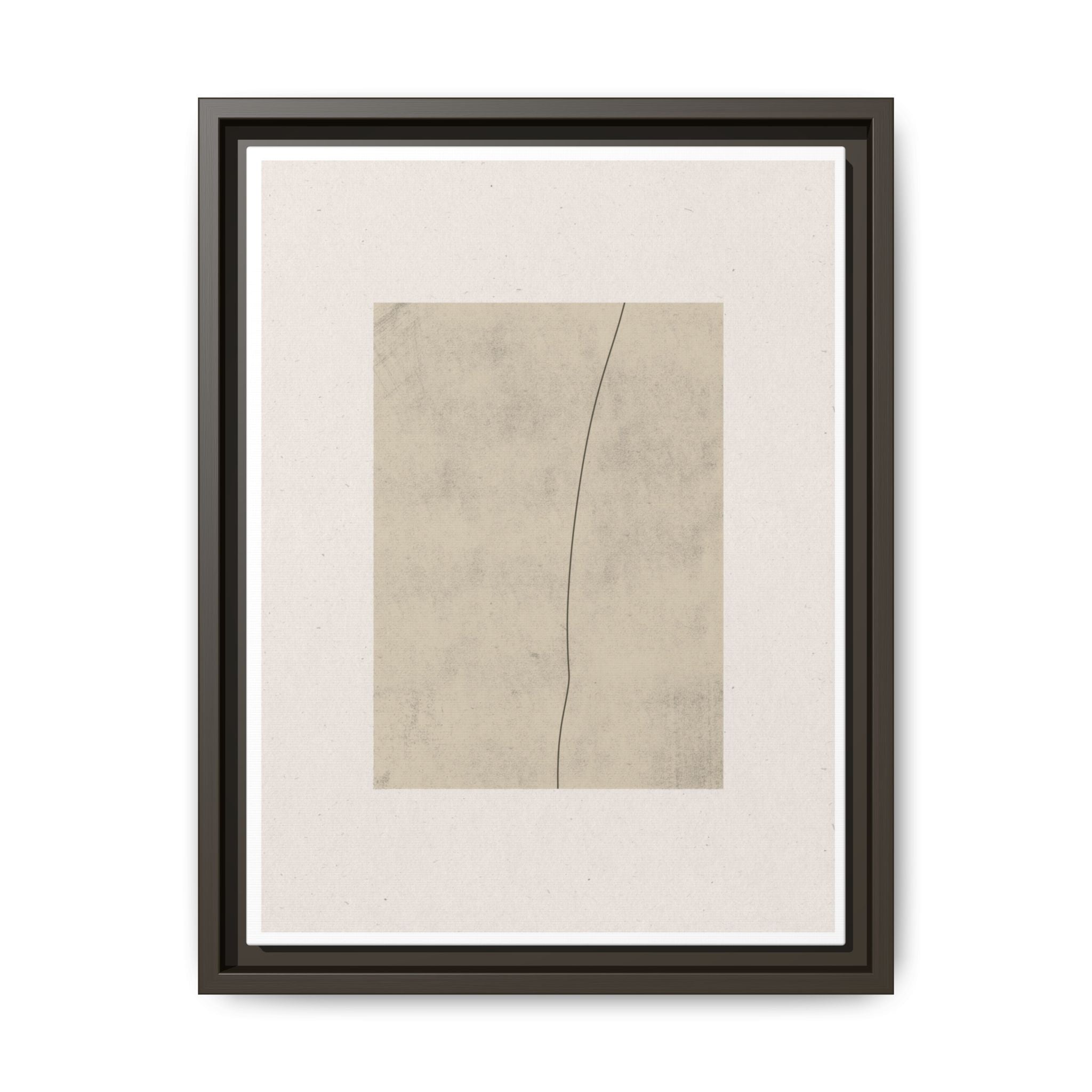 Quiet Contour Passage - Framed