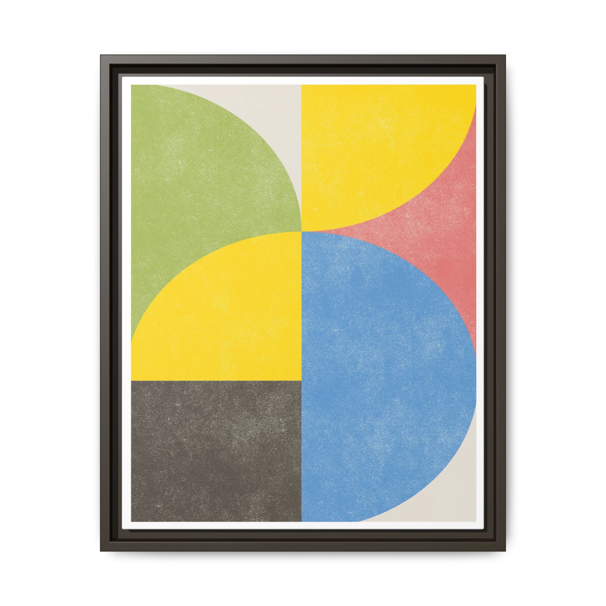 Pastel Orbit Rhythm - Framed