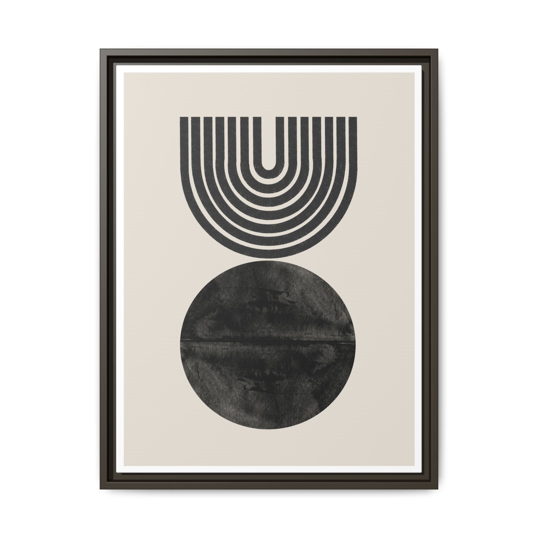 Obsidian Echo Arches - Framed