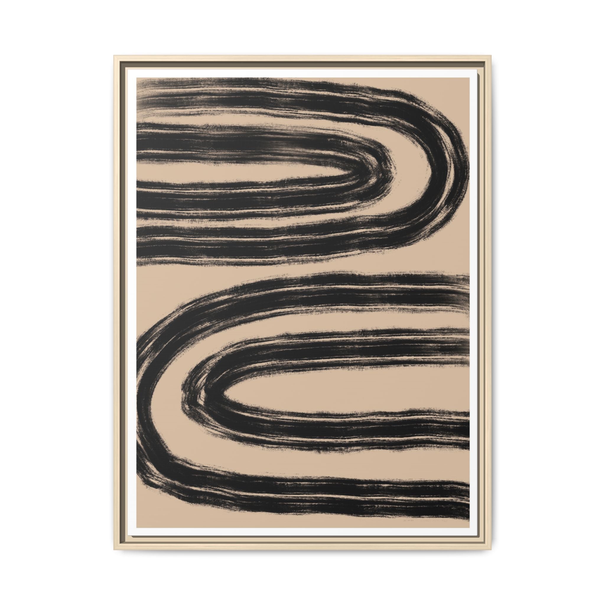Midnight Current Echoes - Framed