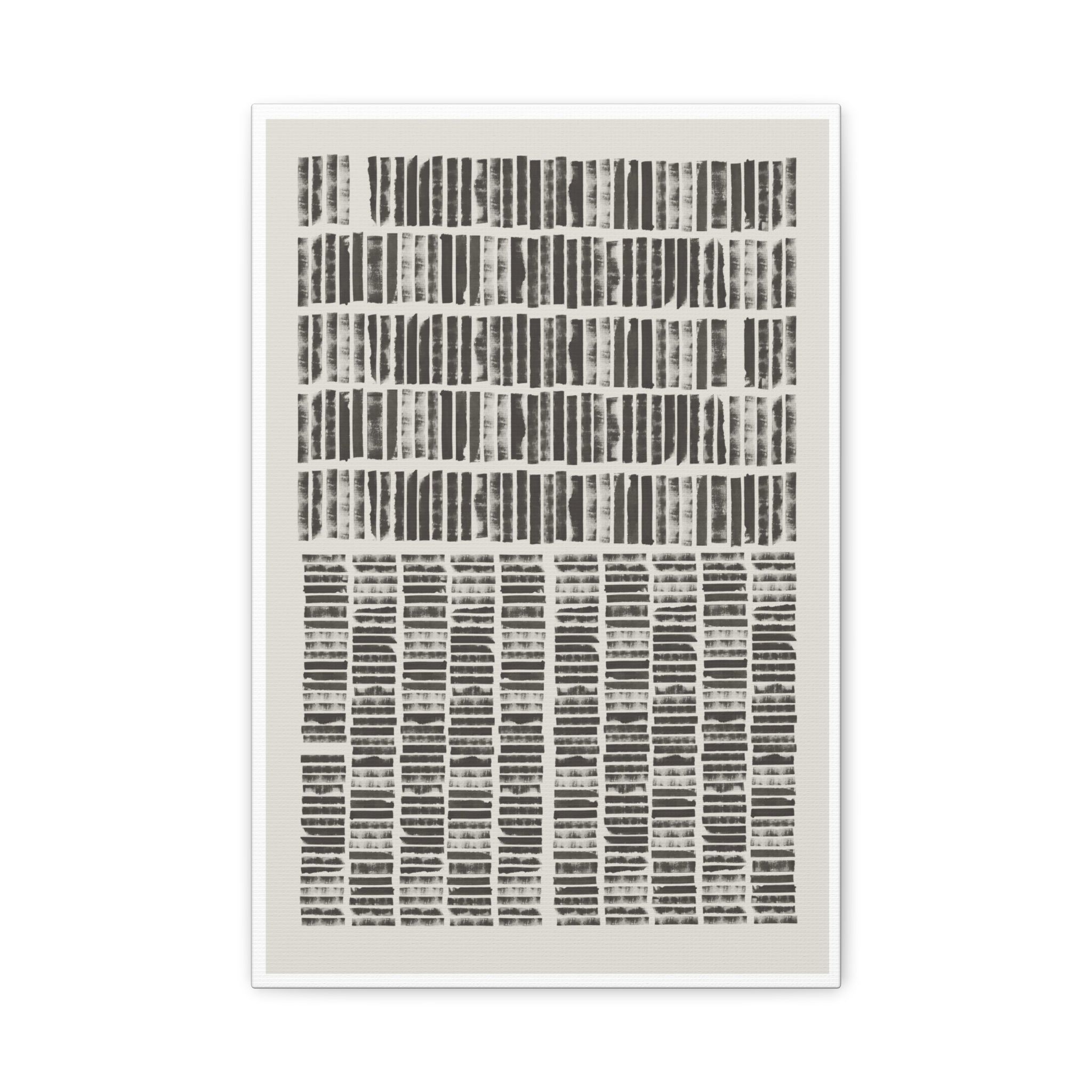 Shadow Rhythm Columns - Canvas