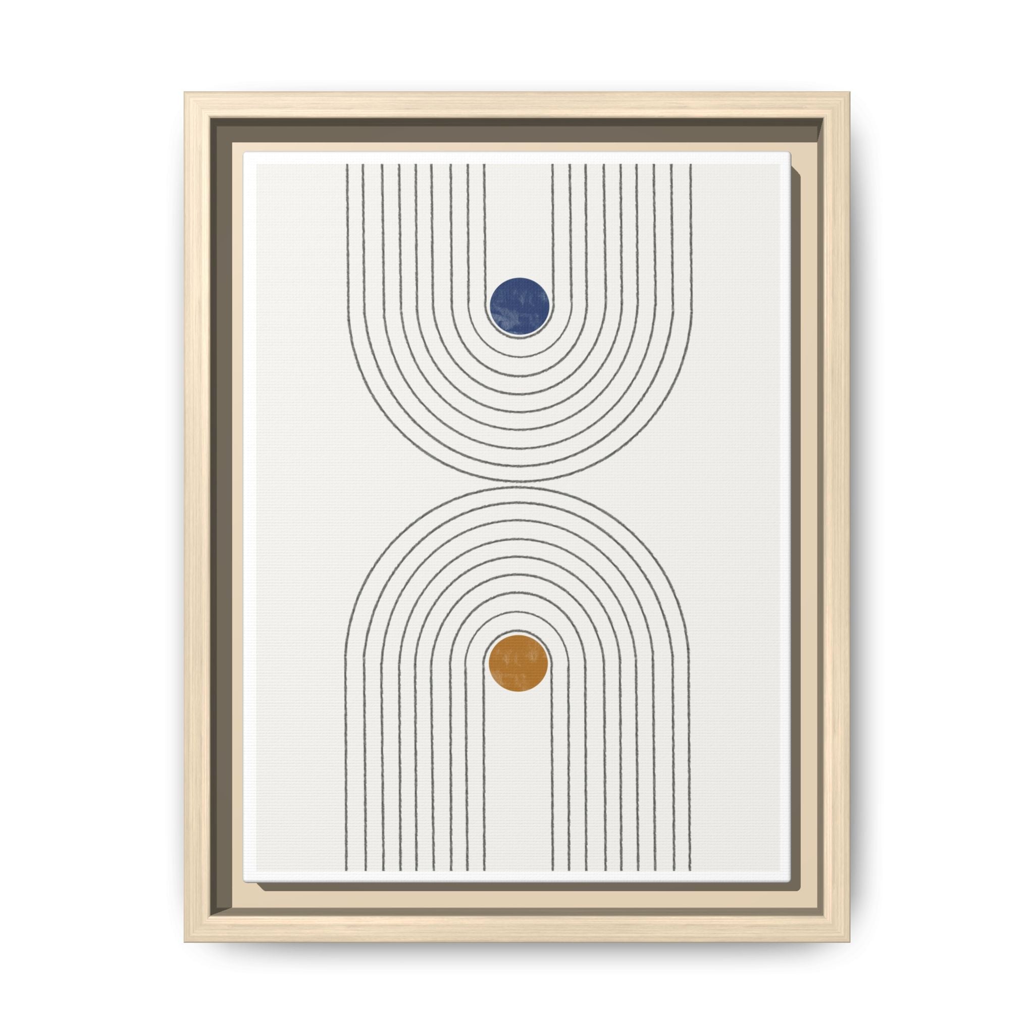 Dual Orbit Rhythm - Framed