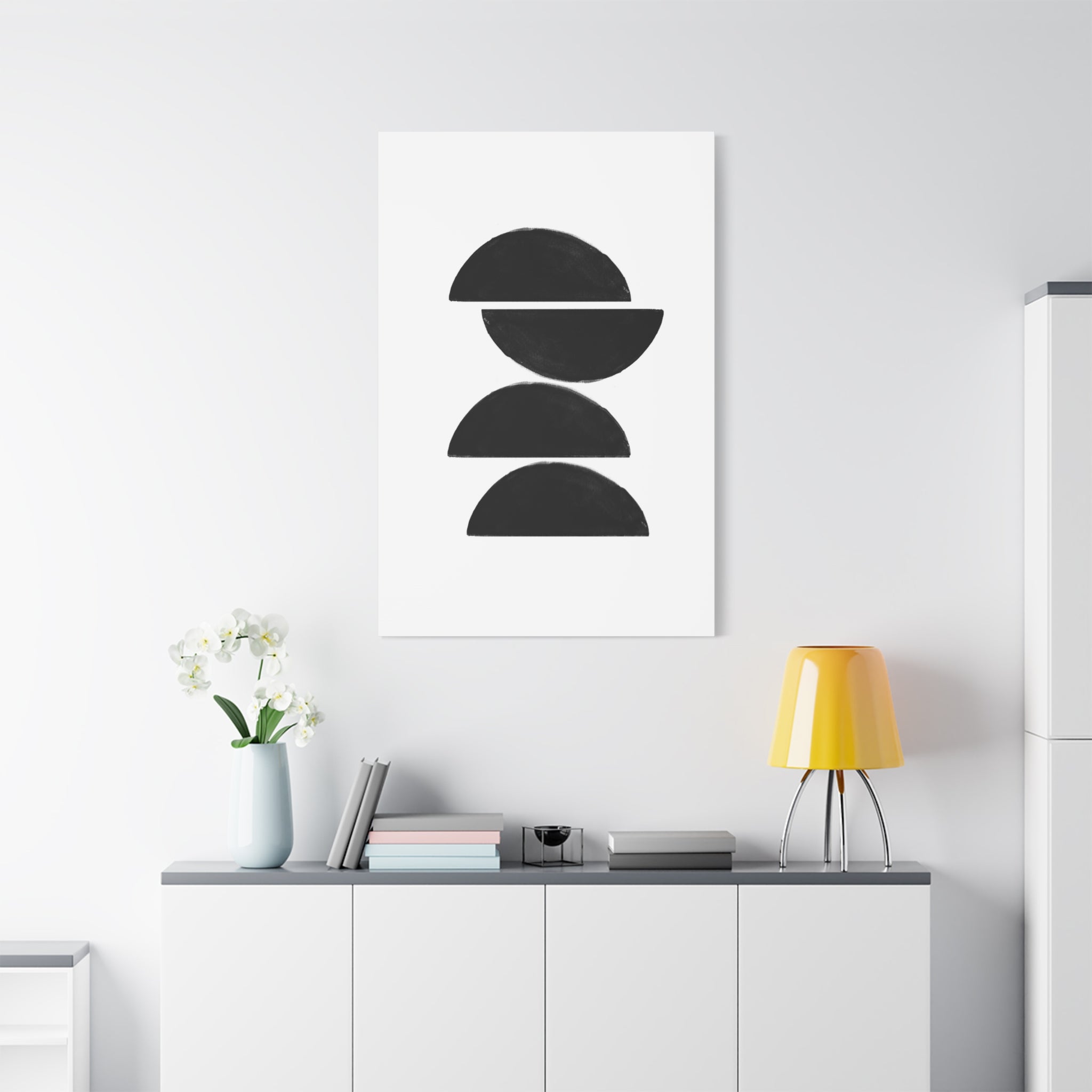 Noir Horizon Rhythm - Canvas