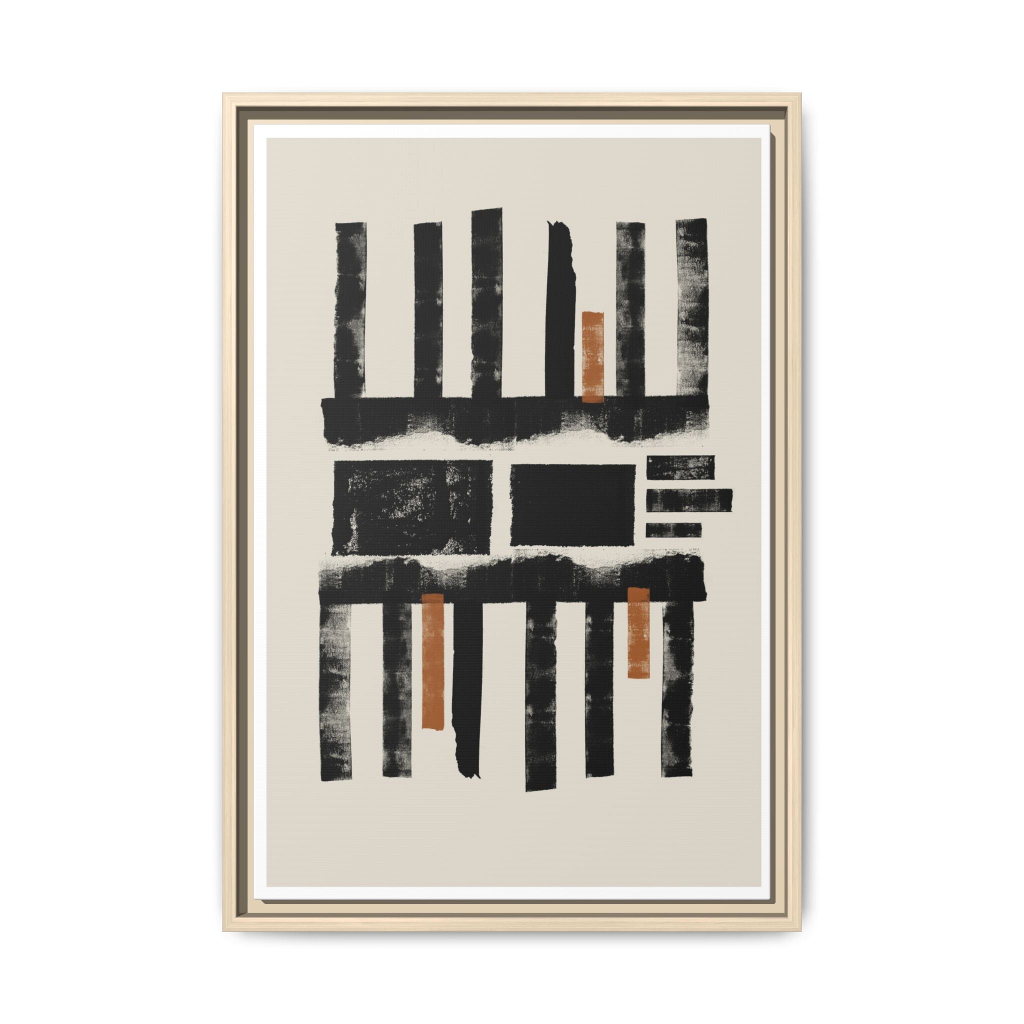 Amber Shadow Alignments - Framed