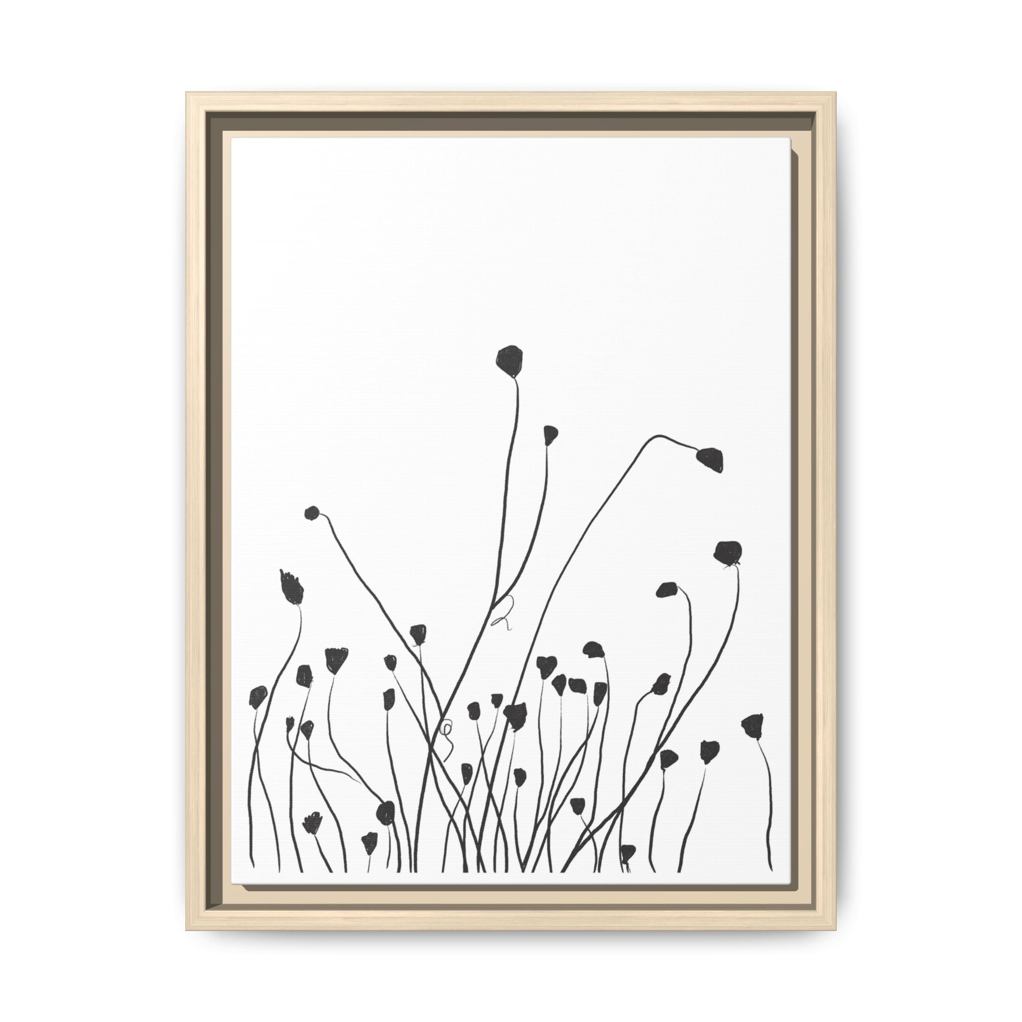 Silent Bloom Horizon - Framed