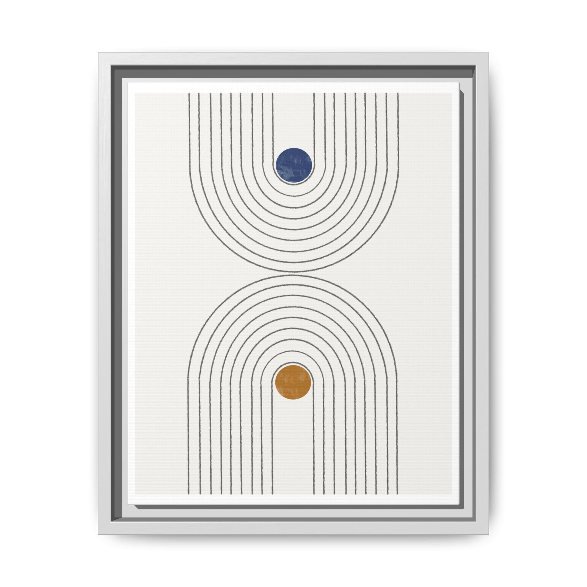 Dual Orbit Rhythm - Framed