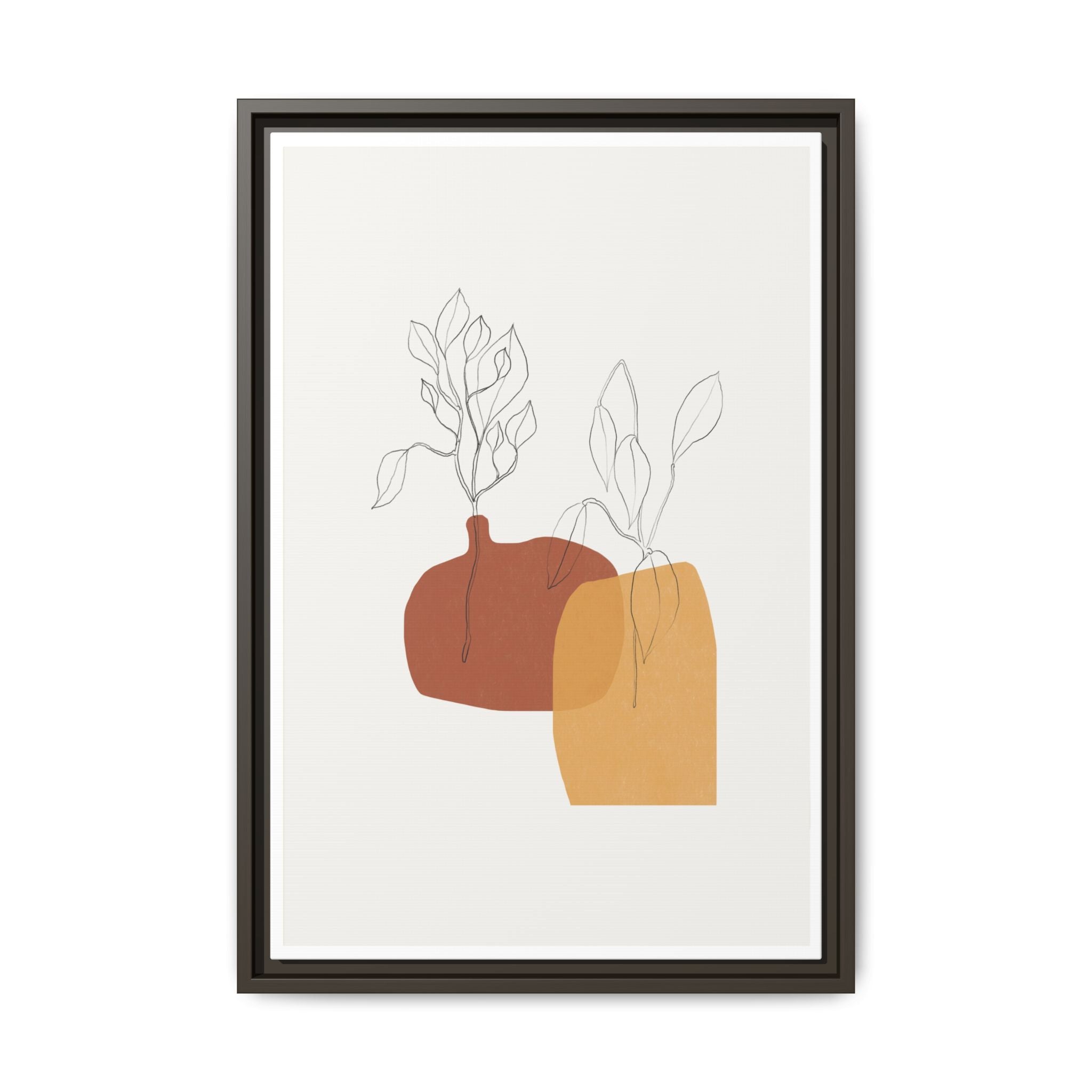Terracotta Whisper Forms - Framed