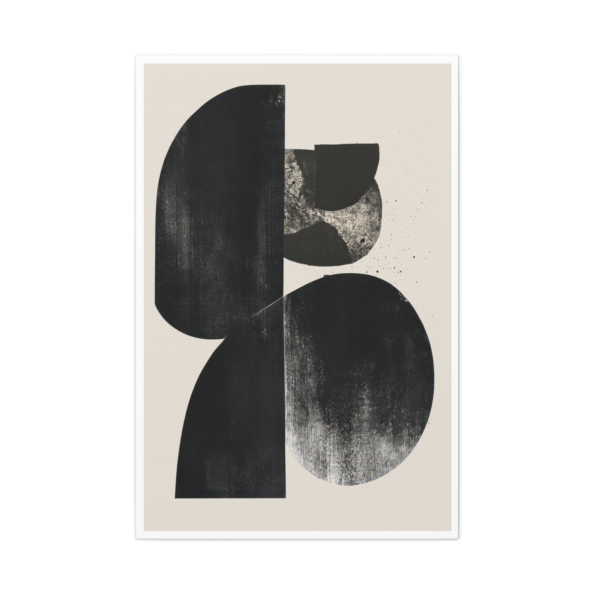 Obsidian Drift Composition - Canvas