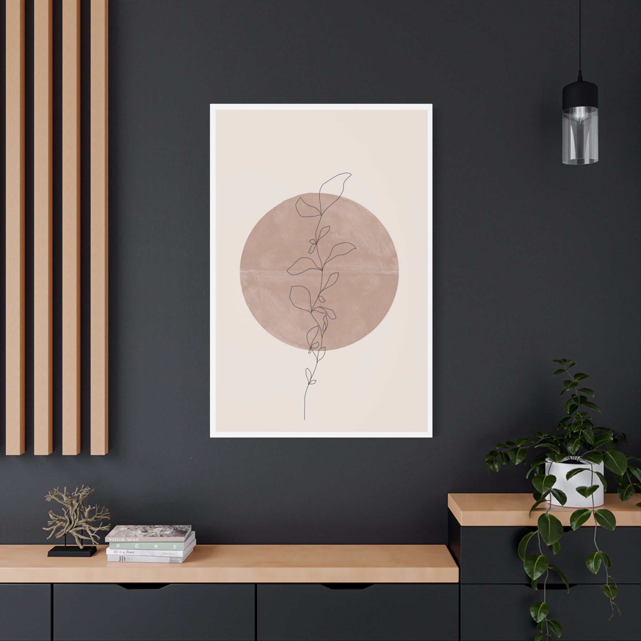 Blush Moonvine Quietude - Canvas