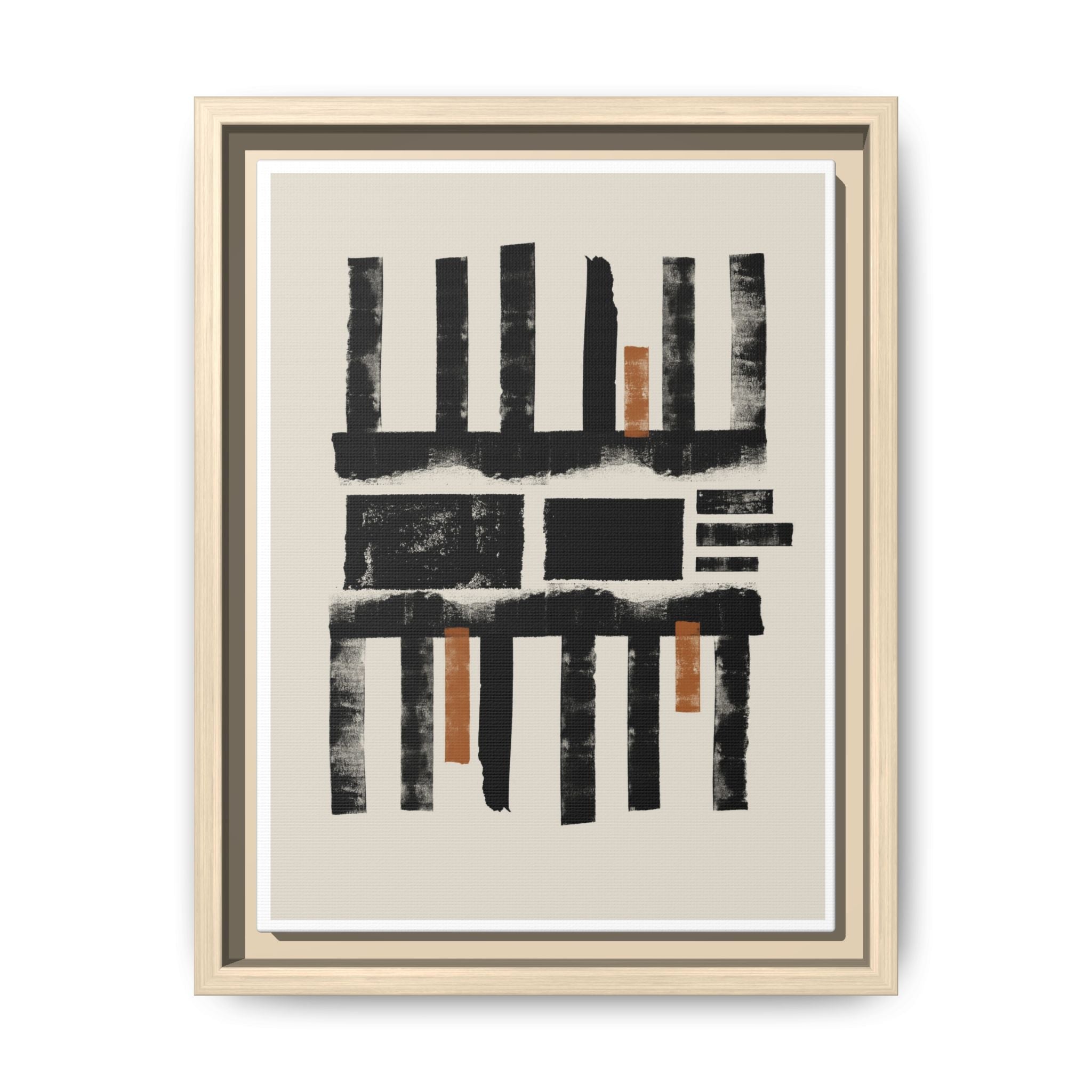 Amber Shadow Alignments - Framed
