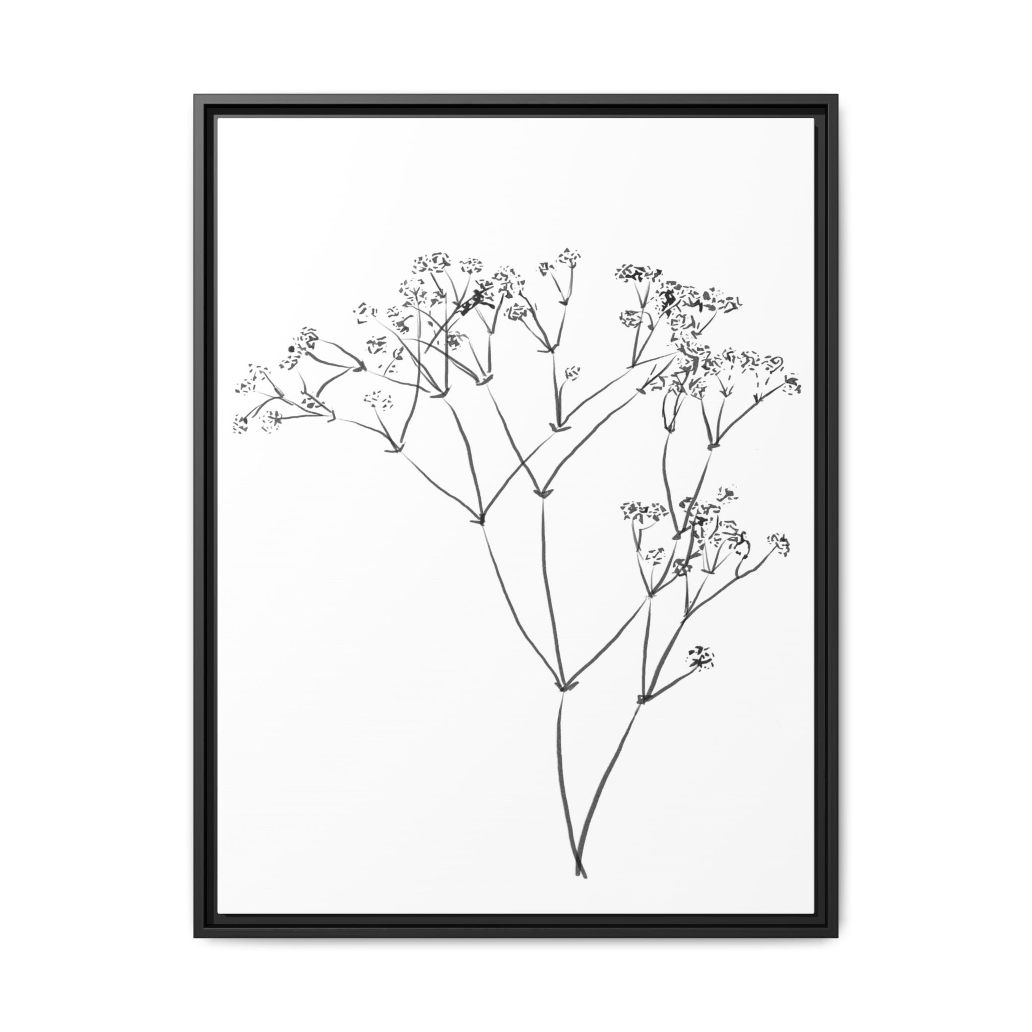 Whispering Meadow Sketch - Framed