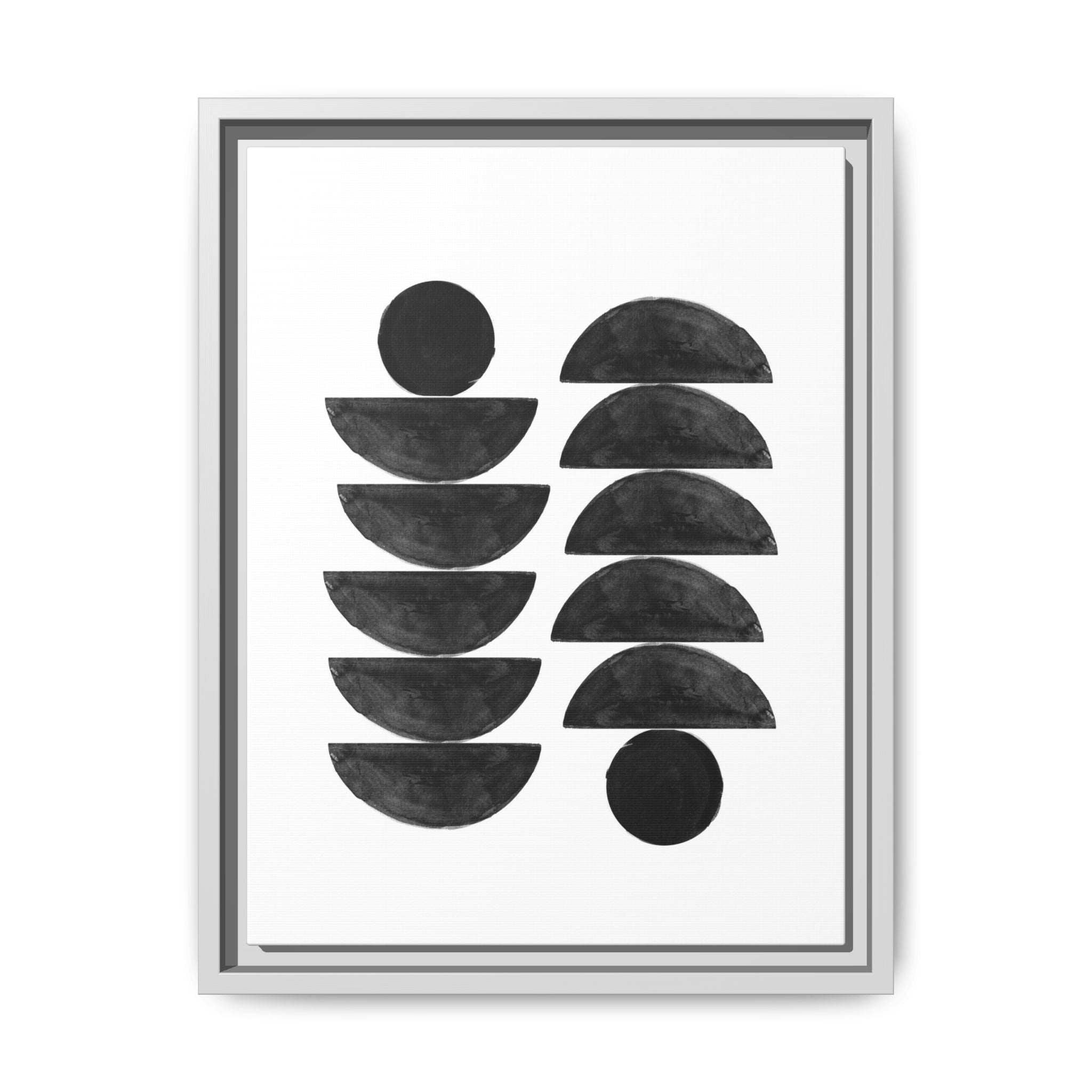 Obsidian Balance Echoes - Framed