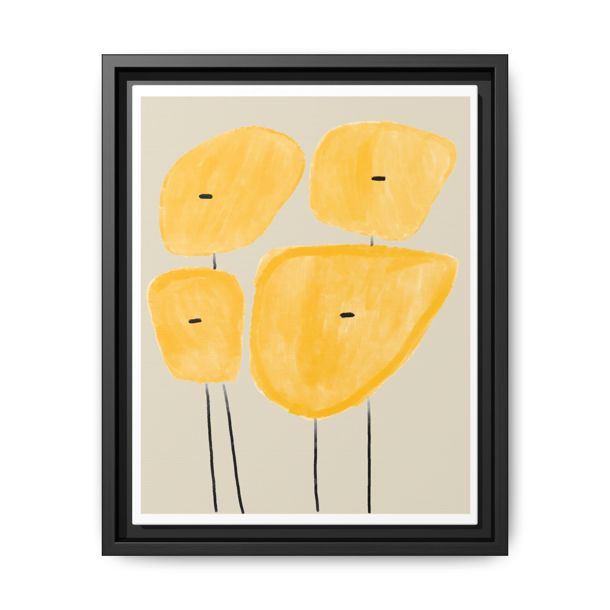 Golden Meadow Figures - Framed