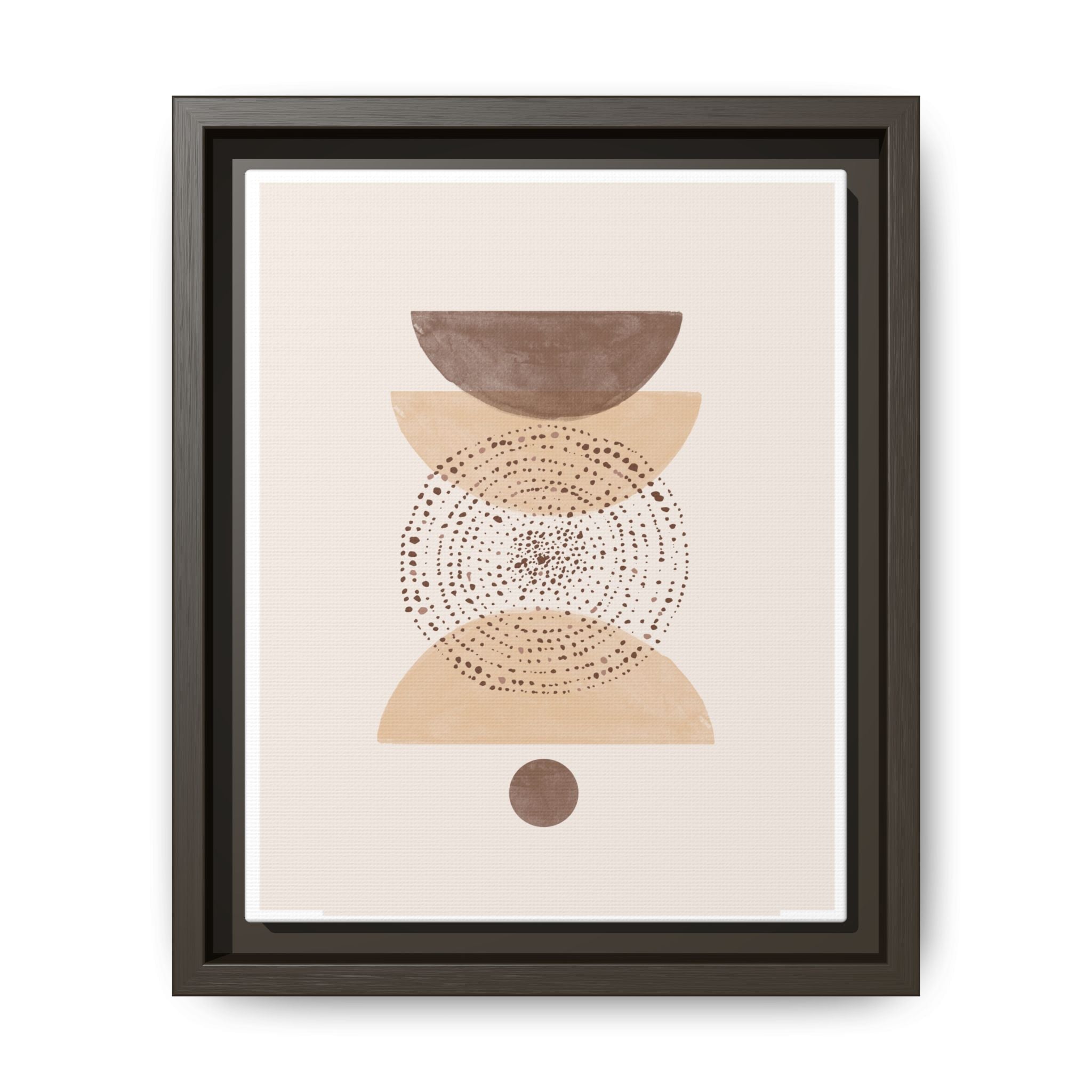 Terracotta Orbit Balance - Framed