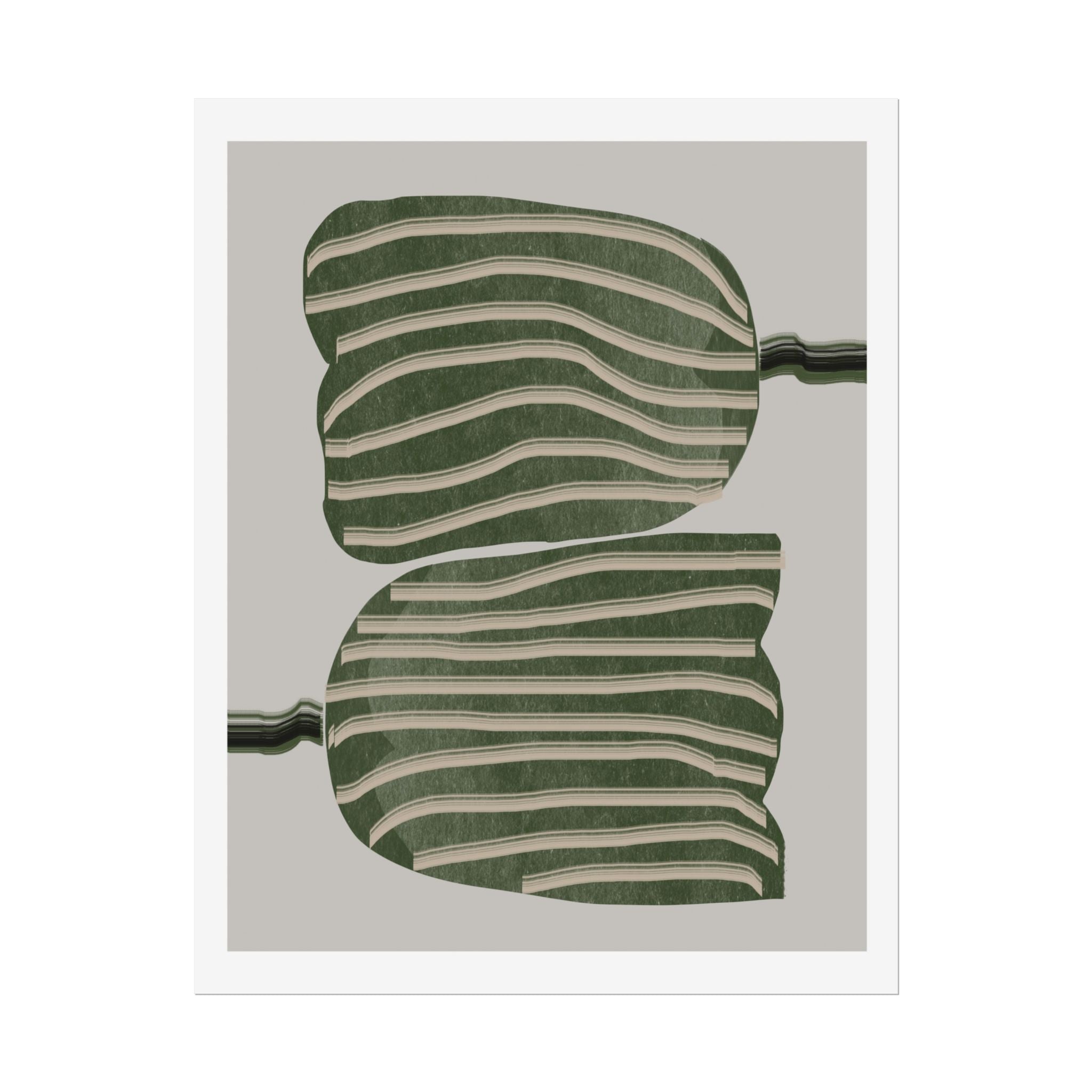 Verdant Echo Layers - Poster