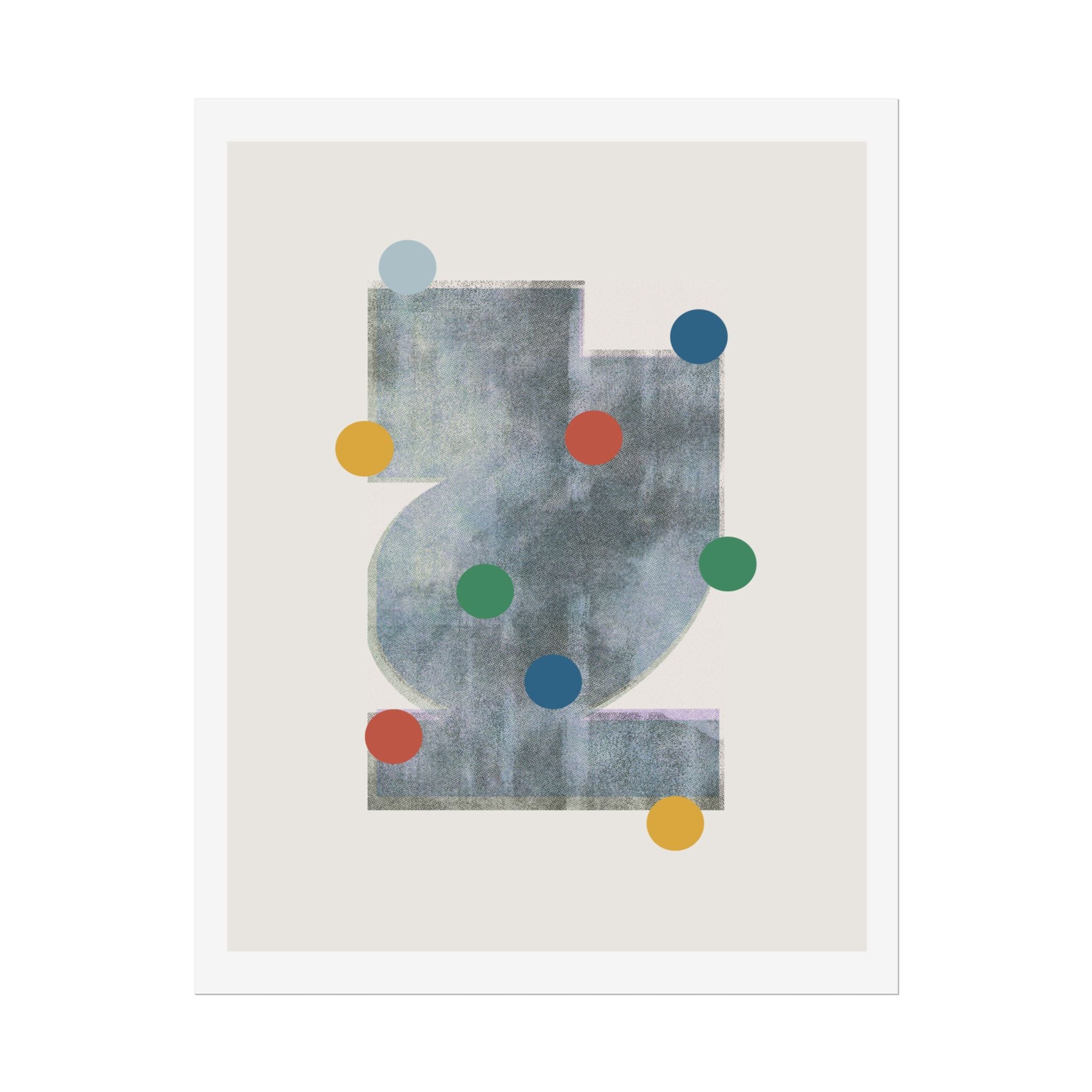 Muted Geometry Reverie - Poster