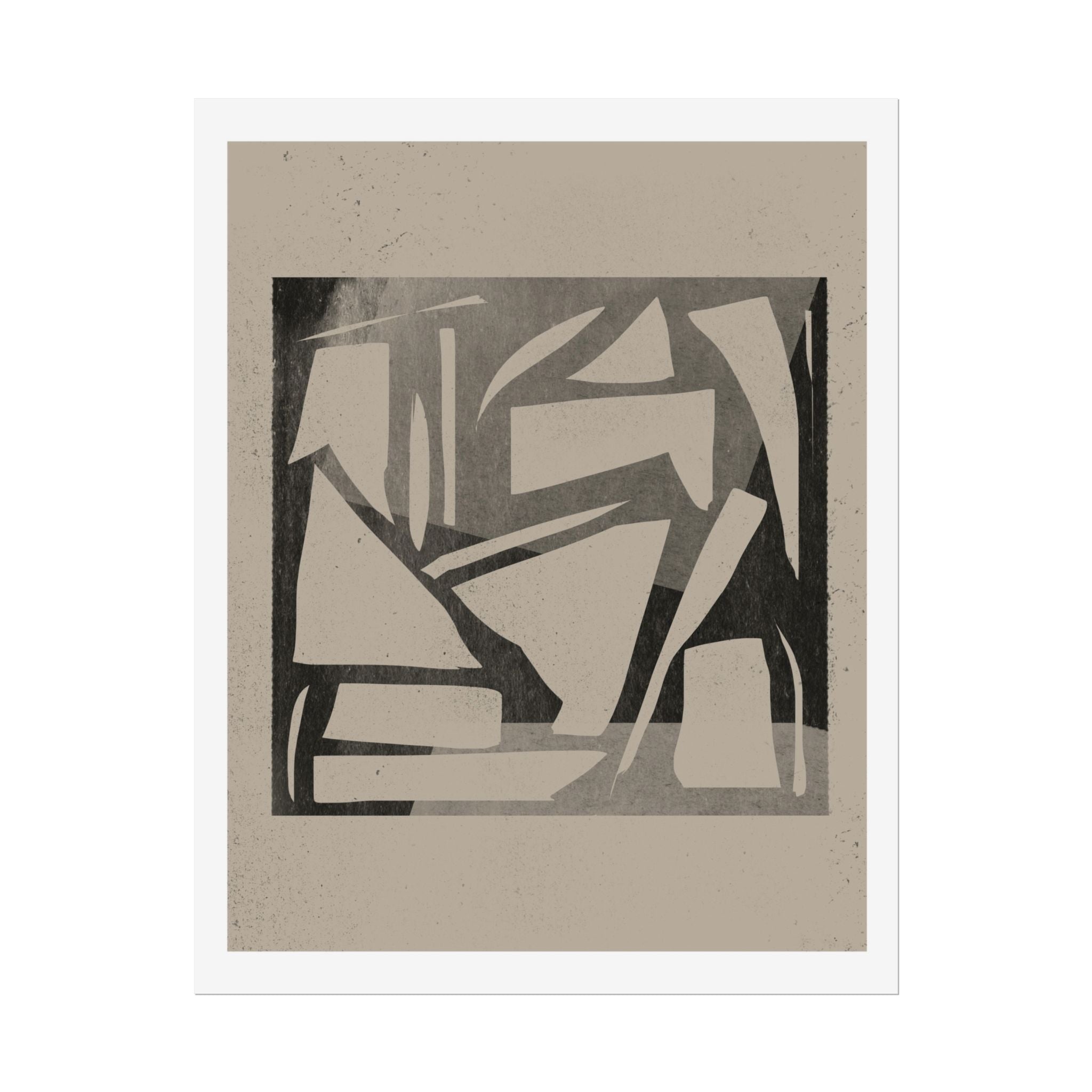 Shadow Fragment Rhythm Study - Poster