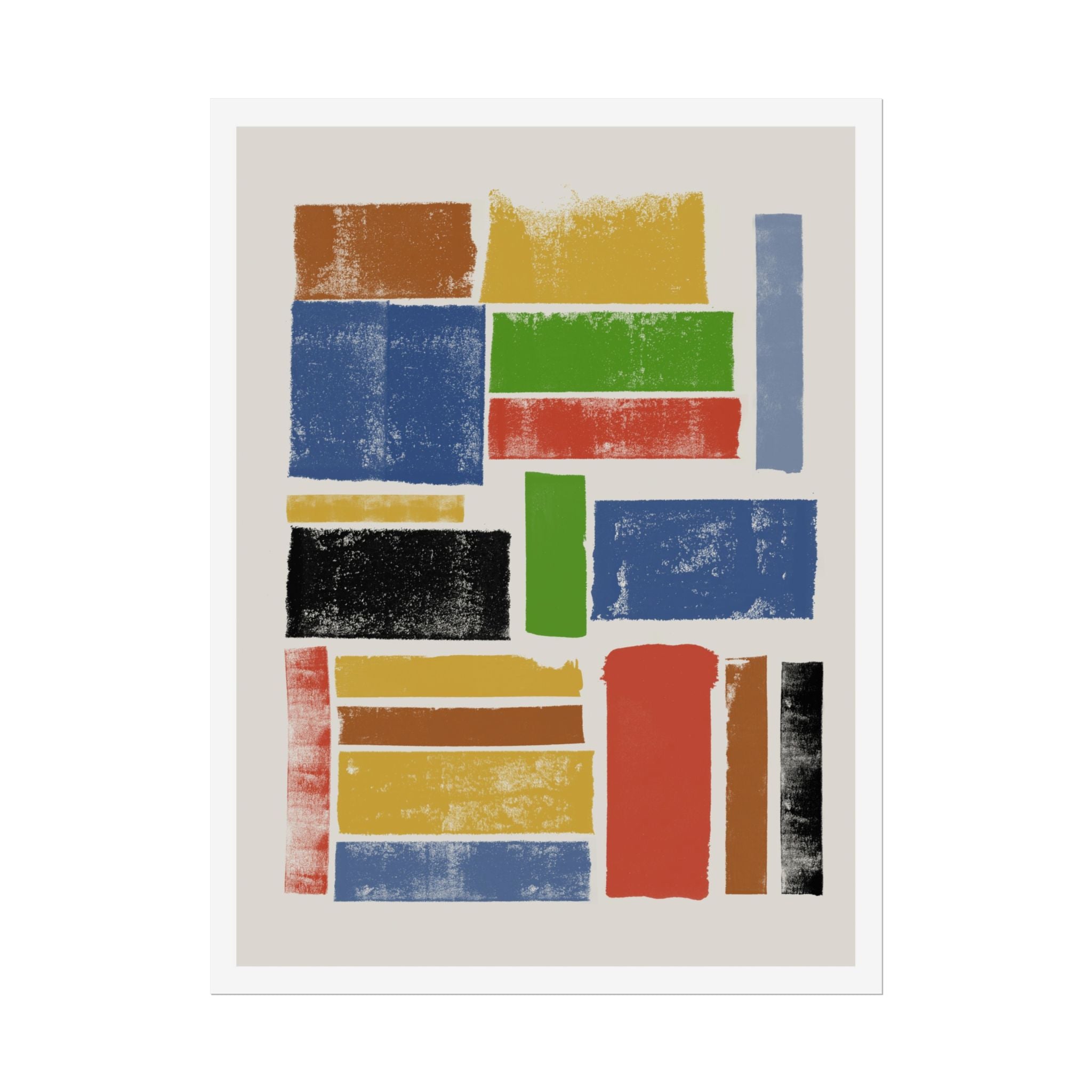 Playful Color Rhythm - Poster