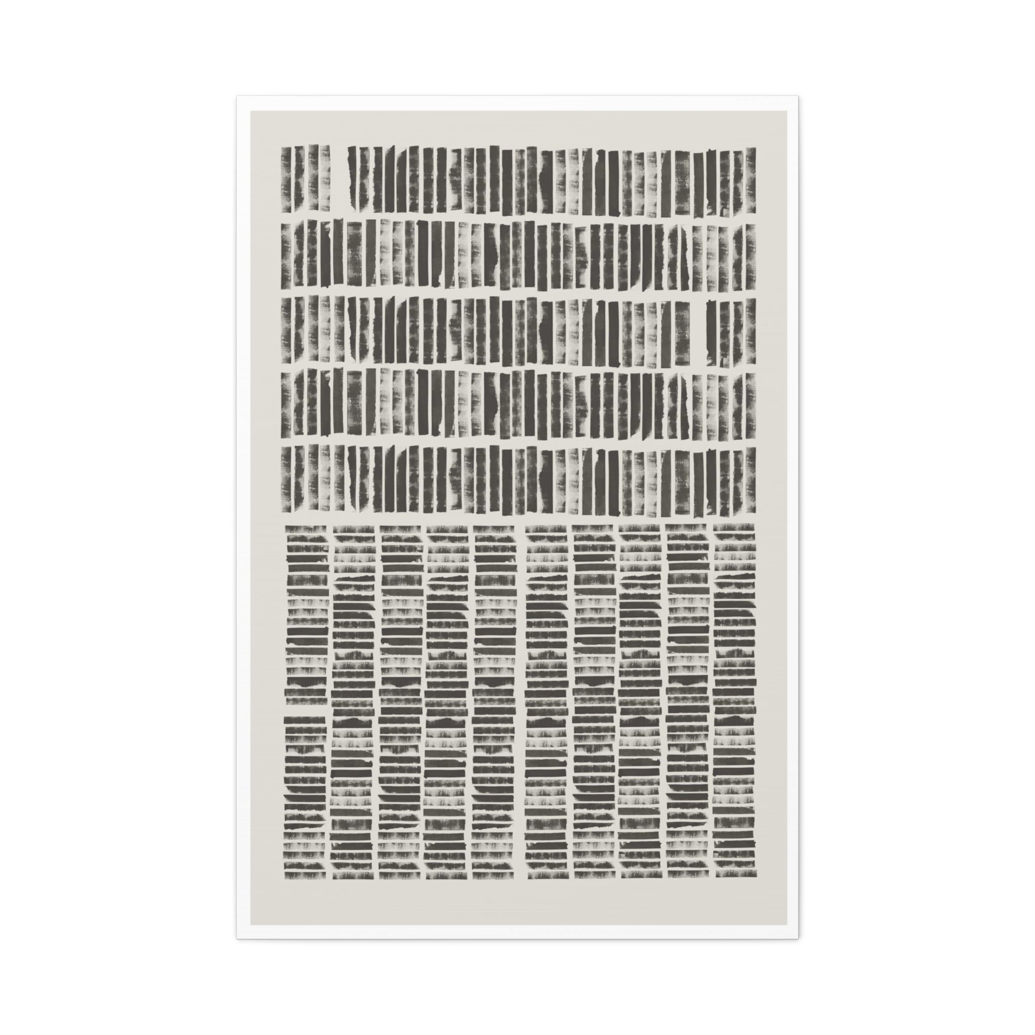 Shadow Rhythm Columns - Canvas