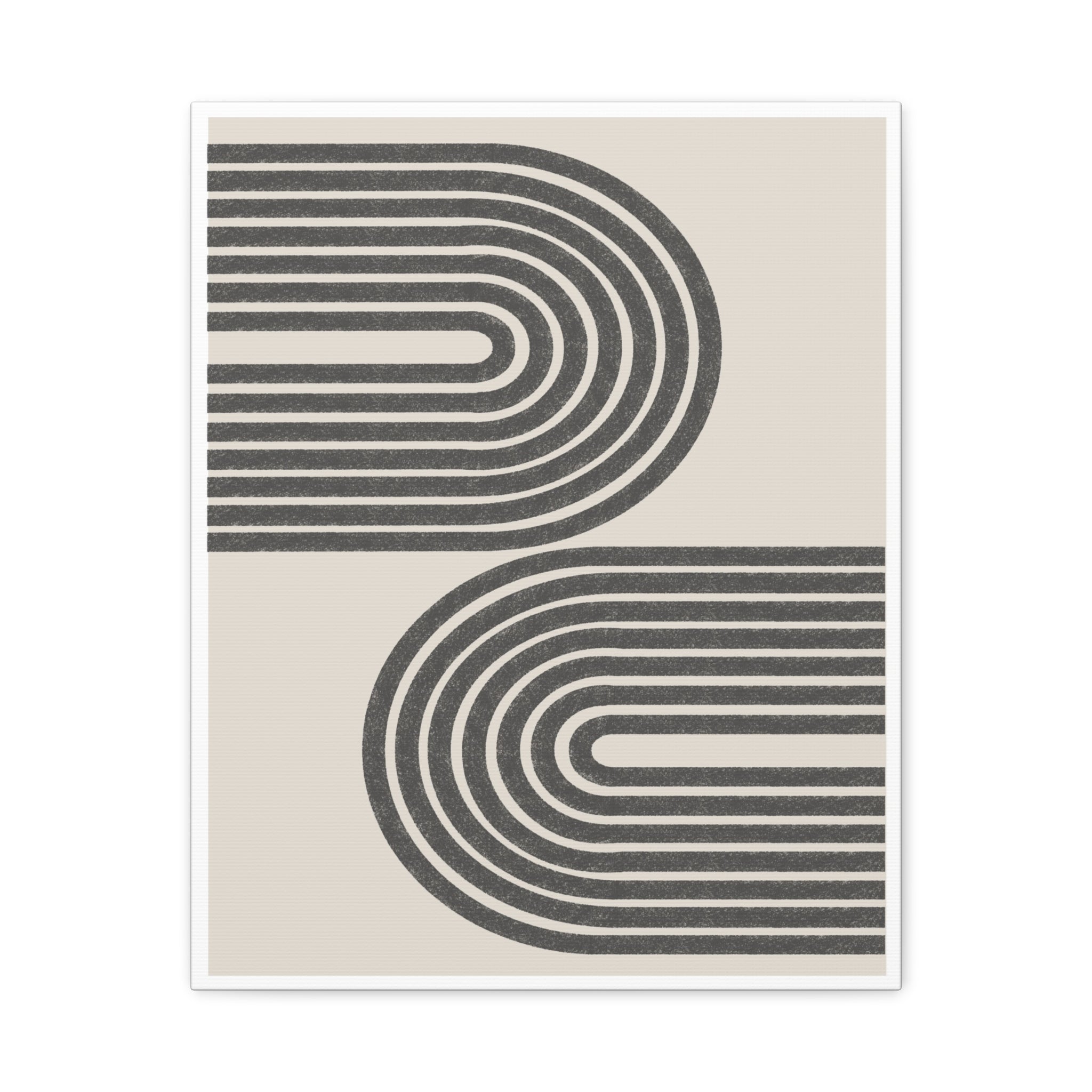 Twin Horizon Currents - Canvas