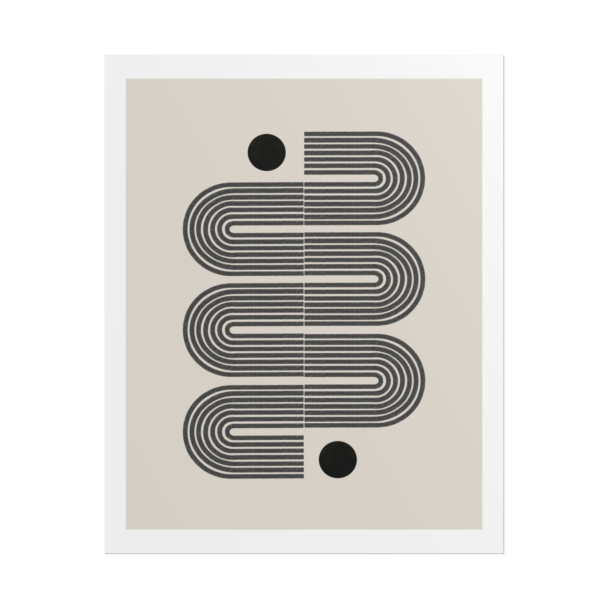 Midnight Circuit Flow - Poster