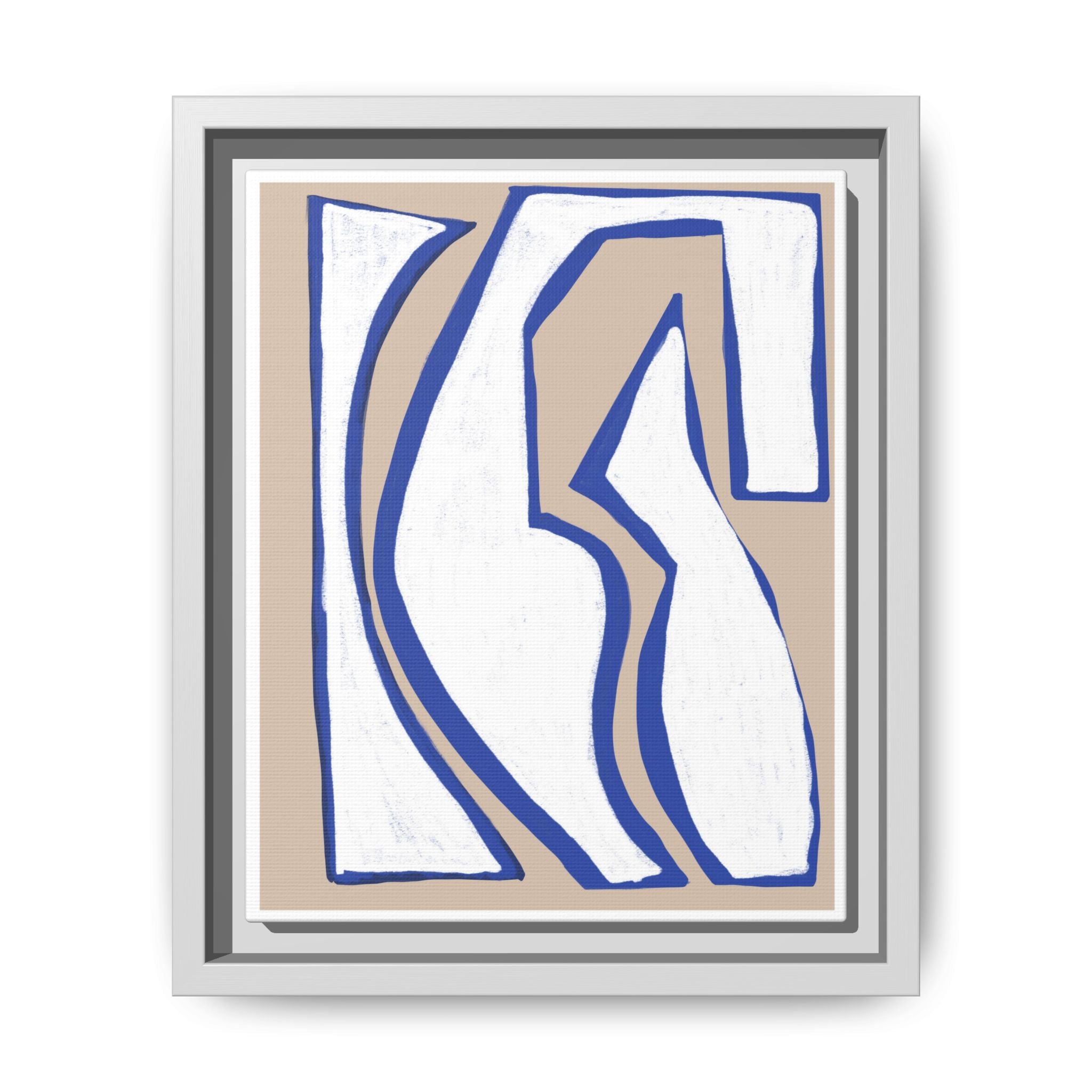 Cobalt Form Continuum - Framed