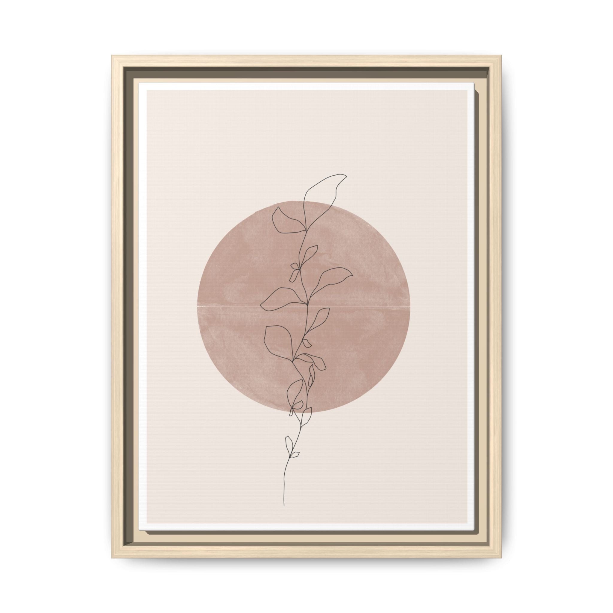 Blush Moonvine Quietude - Framed