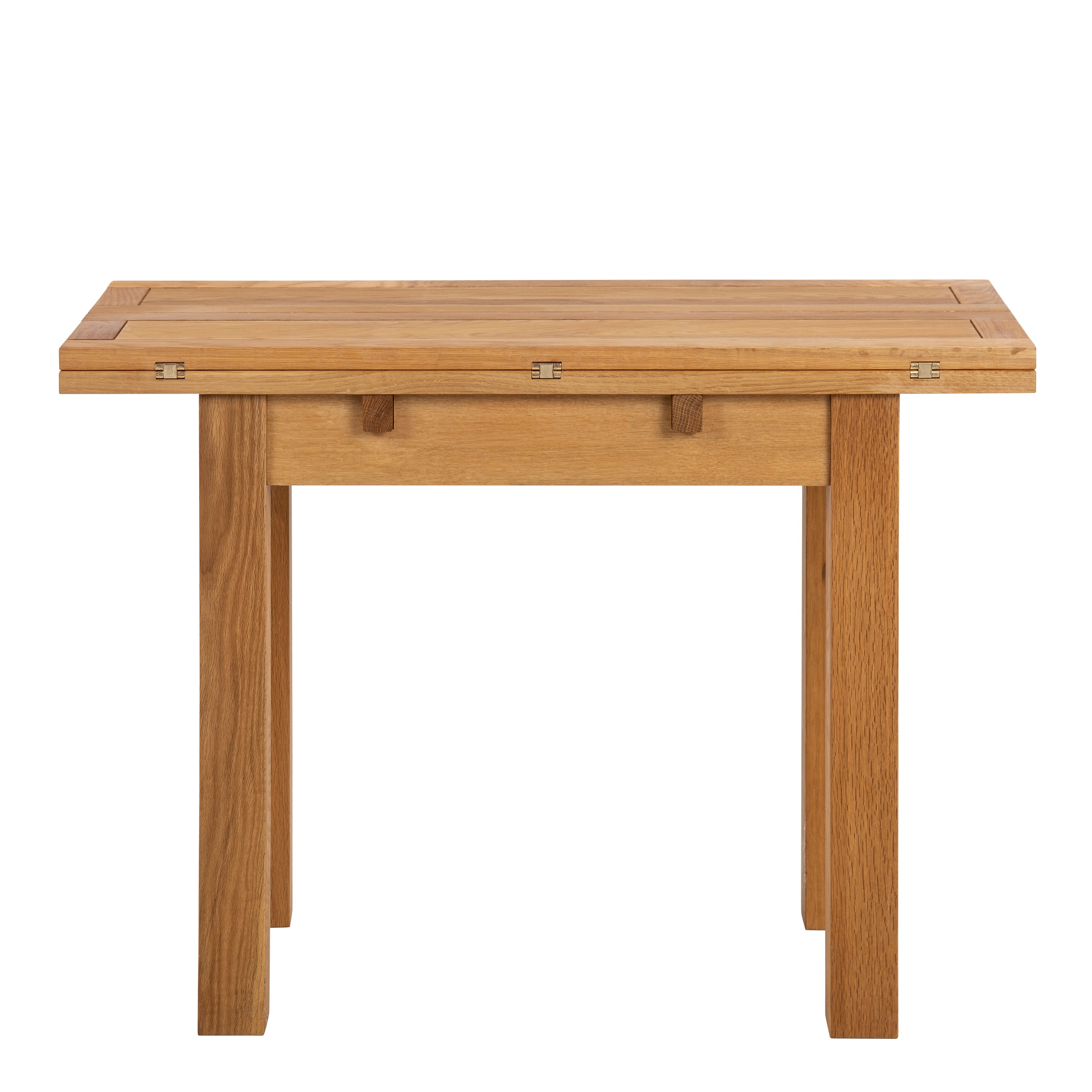 Kenley Extending Dining Table in Oak 45-90cm Included 4 Riano Dining Chairs in Black