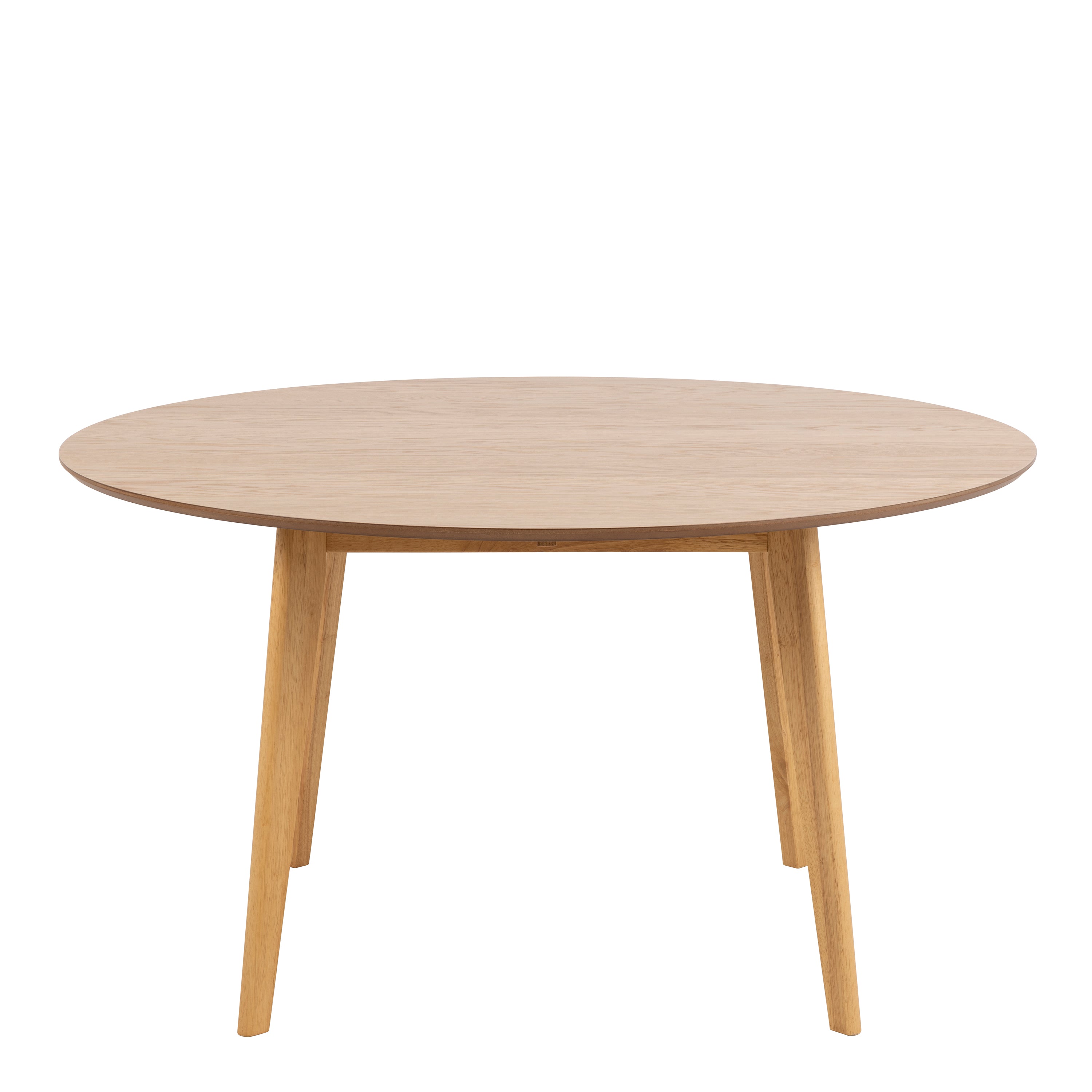 Roxby Round Dining Table in Oak 140x76cm Included 4 Roxby Dining Chairs in Oak