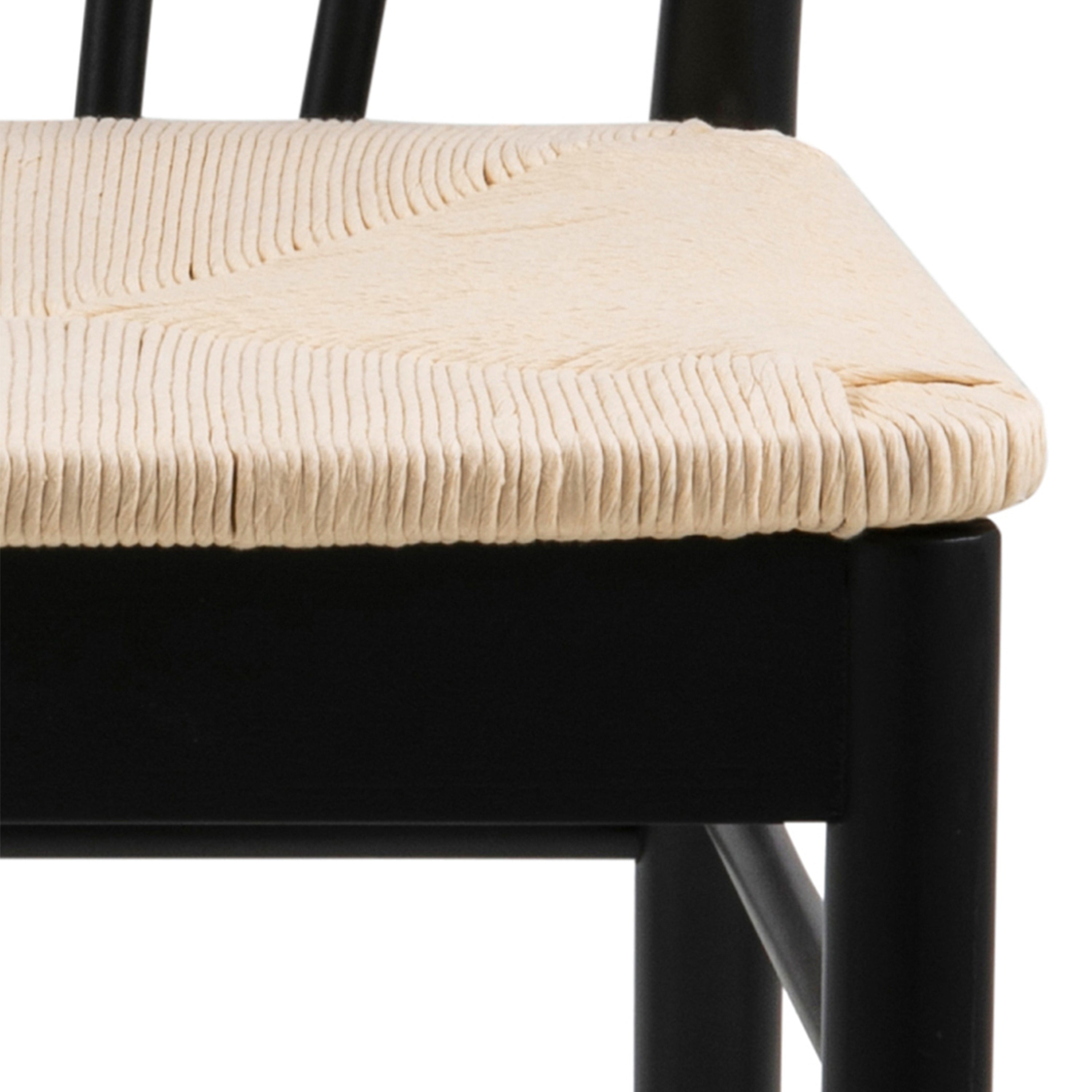 Montreux Round Extending Dining Table in Black 115-154 cm Included 4 Cassandra Dining Chair with Armrest in Black
