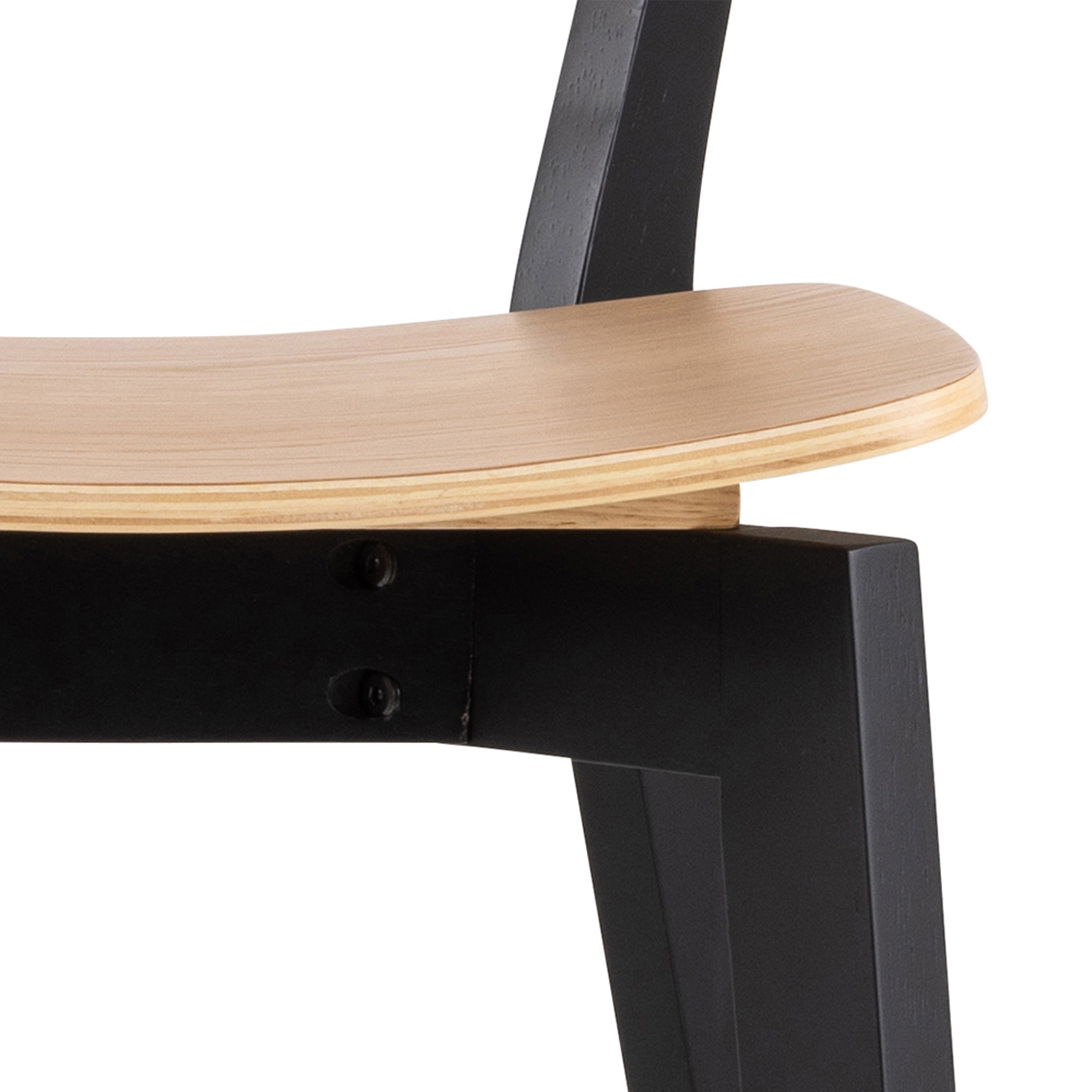 Roxby Bar Table Included 2 Roxby Bar Stool, Black and Oak