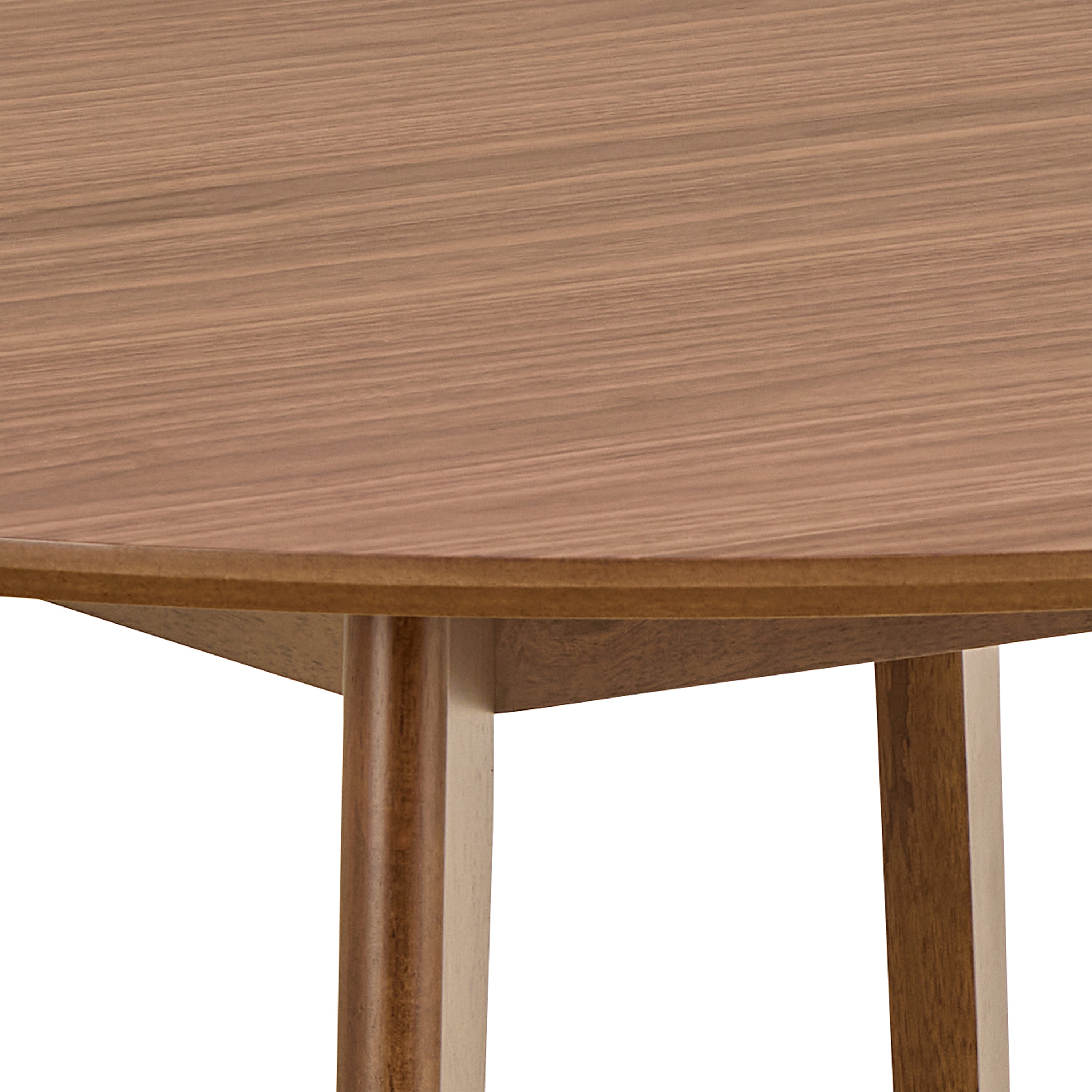 Roxby Round Dining Table in Walnut 120x76cm