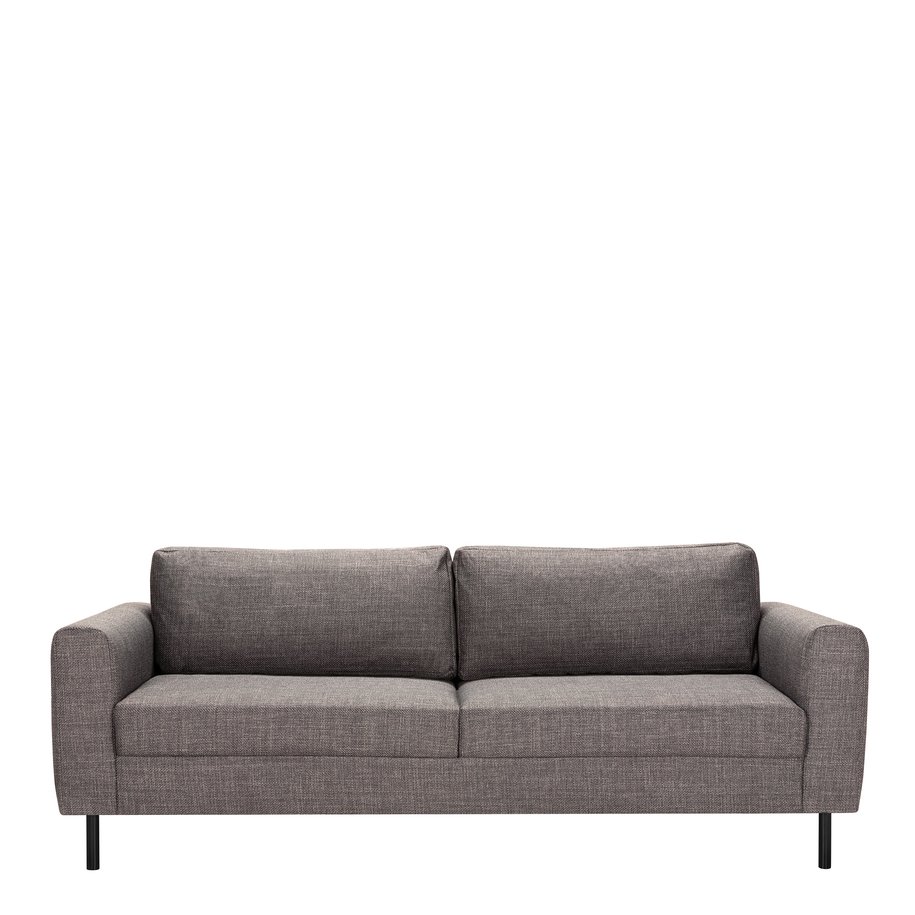 Omaha 3 Seater Sofa in Basel Light Grey Fabric