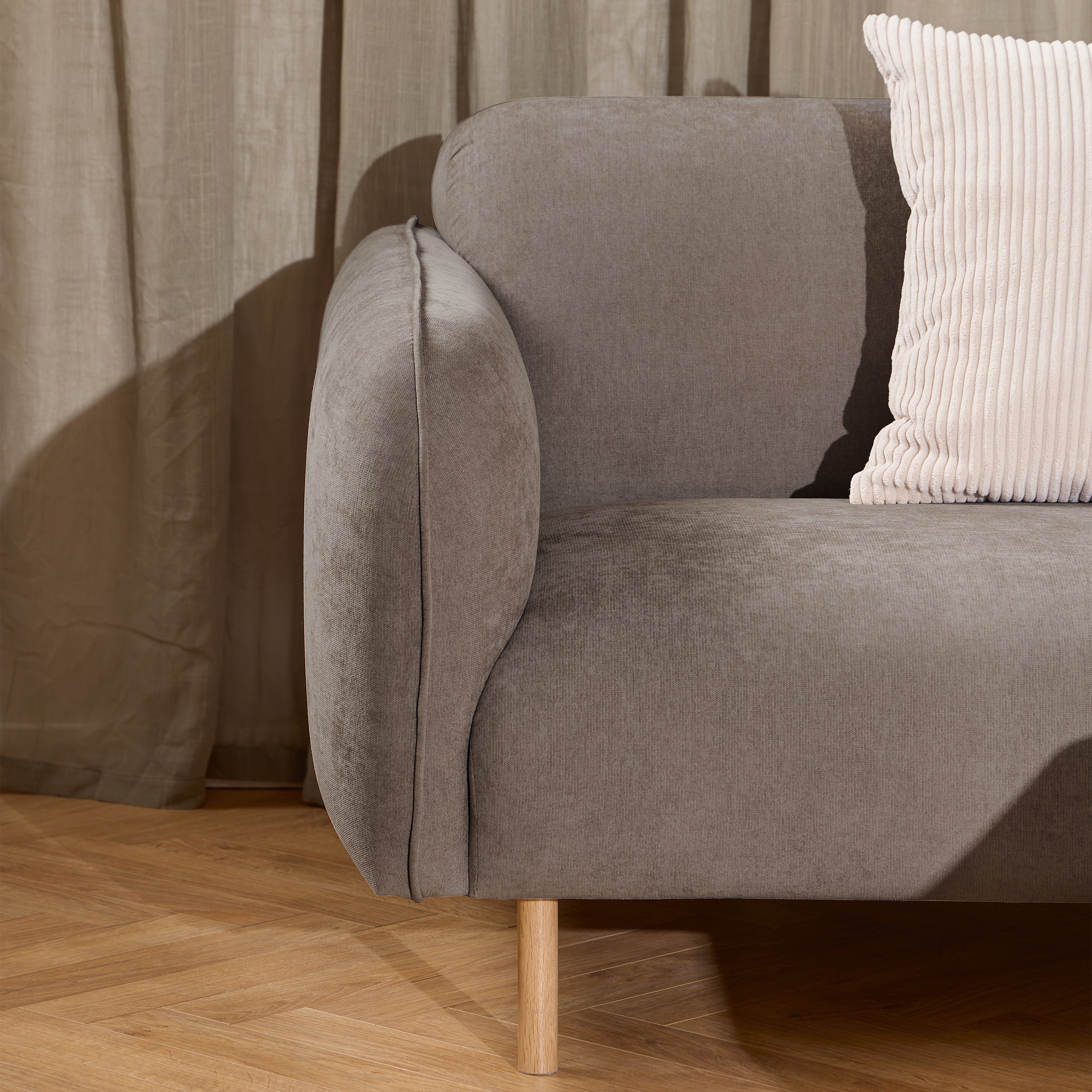 Westham 2.5 Seater Sofa in Dusty Brown Fabric
