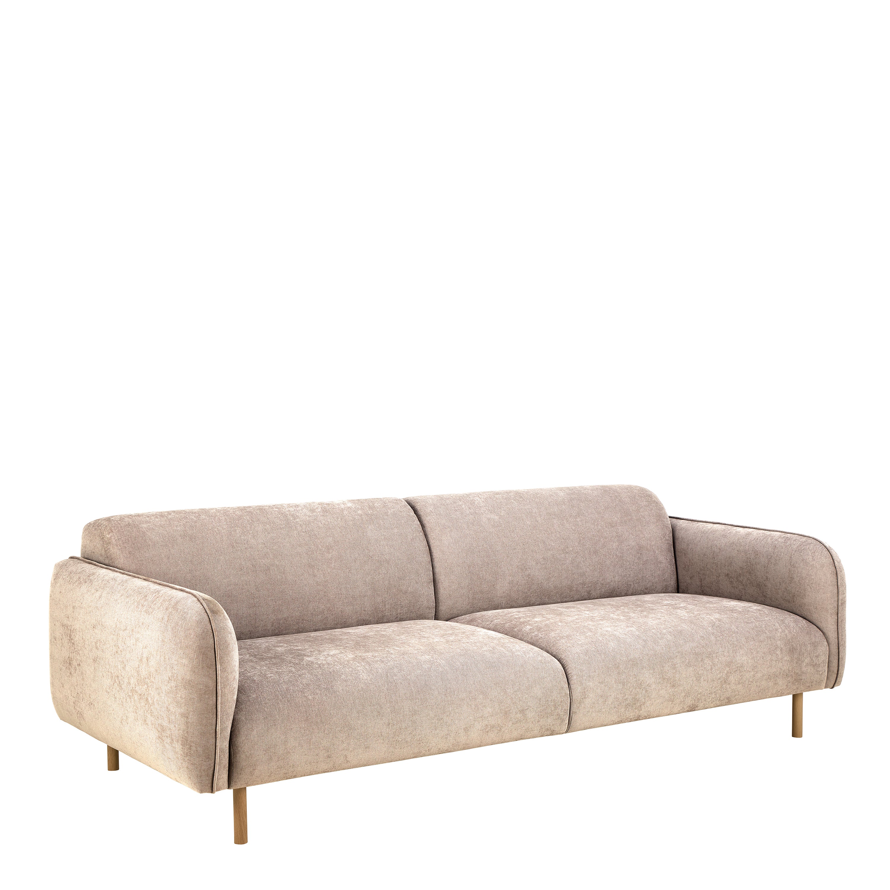 Westham 3 Seater Sofa in Fay Beige Fabric