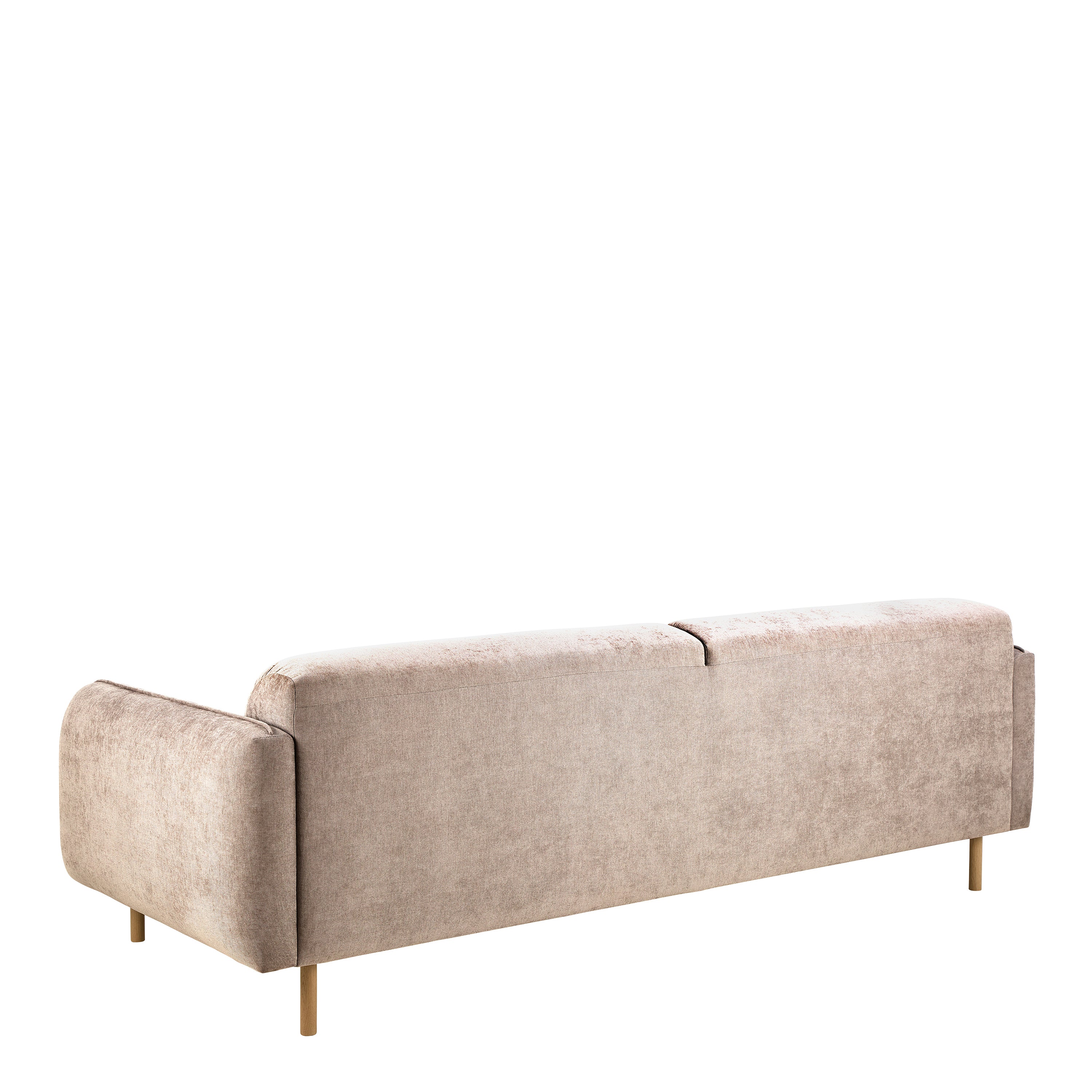 Westham Set of 2 x 3 Seater Sofas in Fay Beige Fabric
