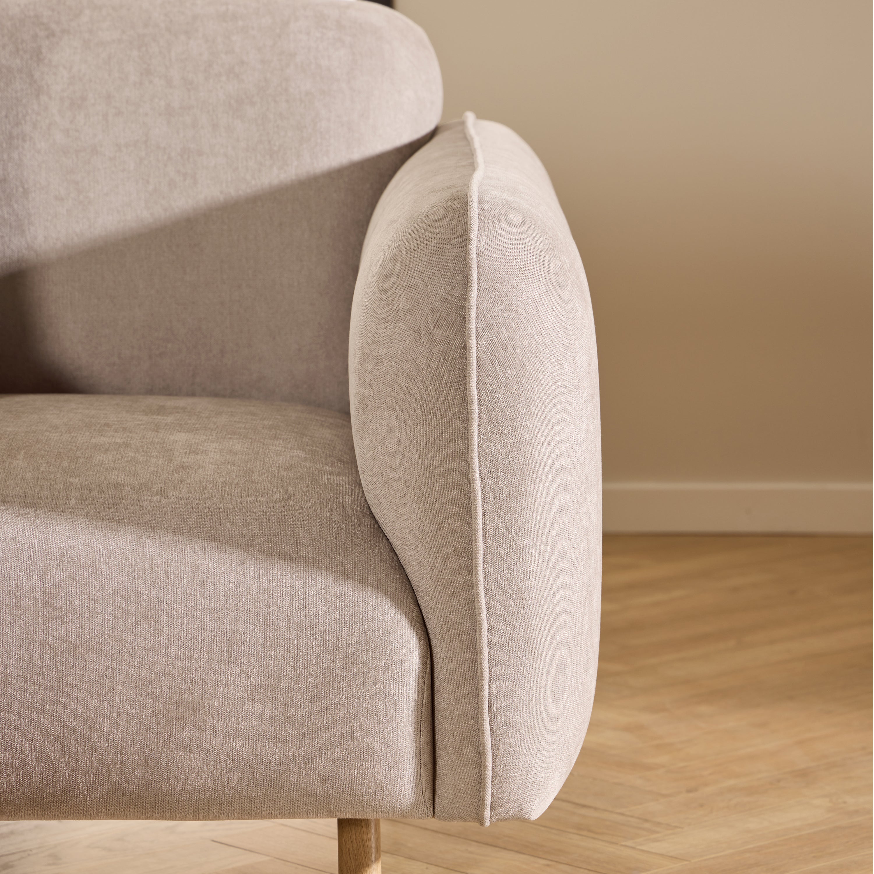 Westham 2.5 + 3 Seater Sofa Set in Fay Beige Fabric