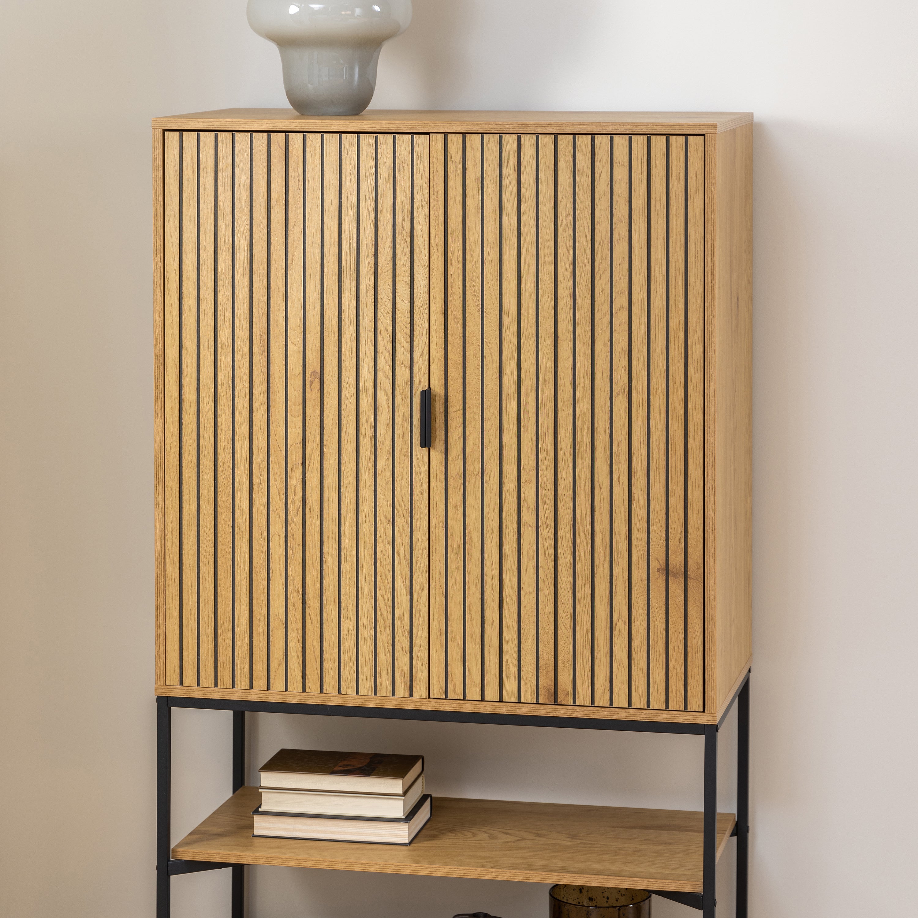 Jaipur Cabinet with 2 Doors in Wild Oak