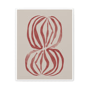 Crimson Petal Echoes - Canvas