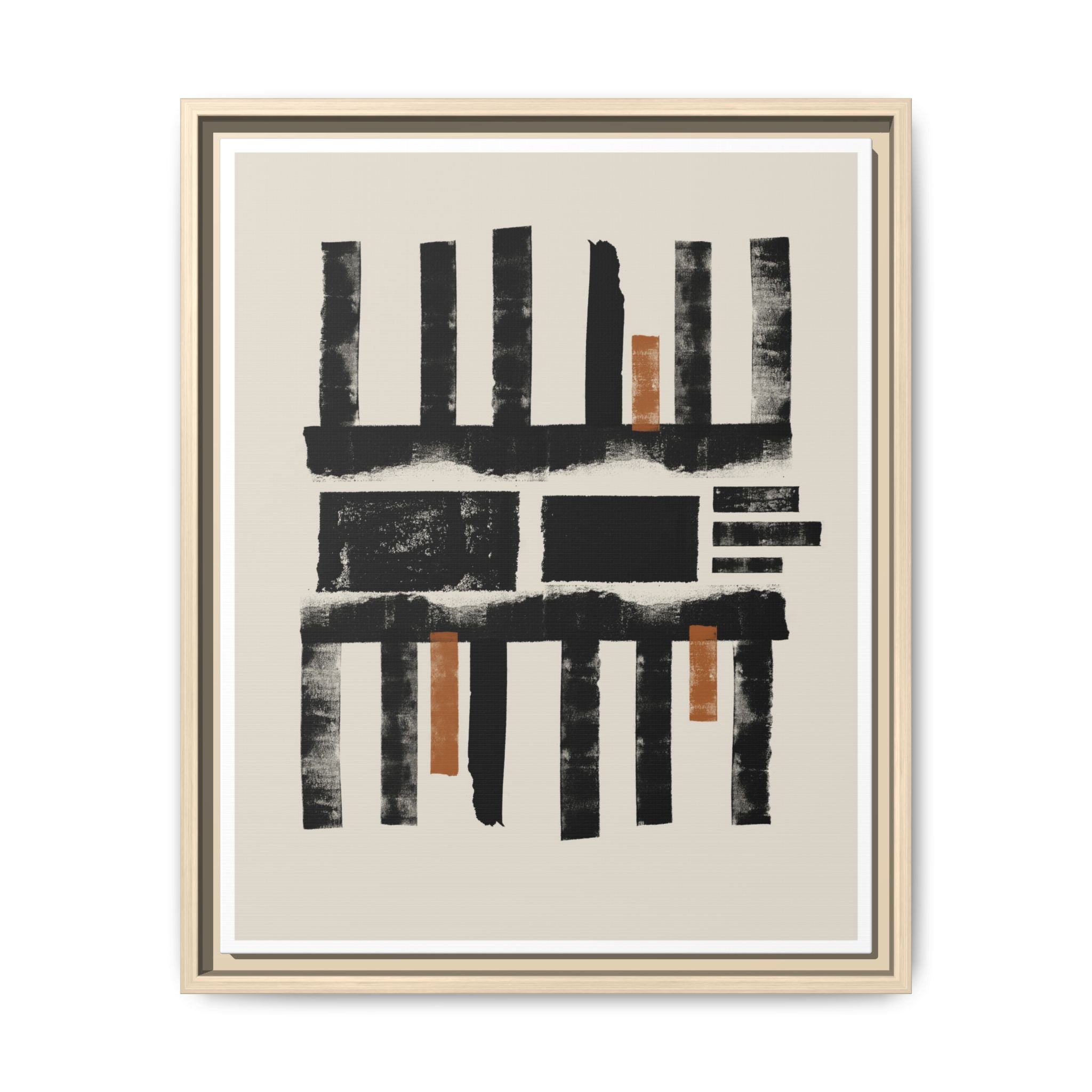 Amber Shadow Alignments - Framed