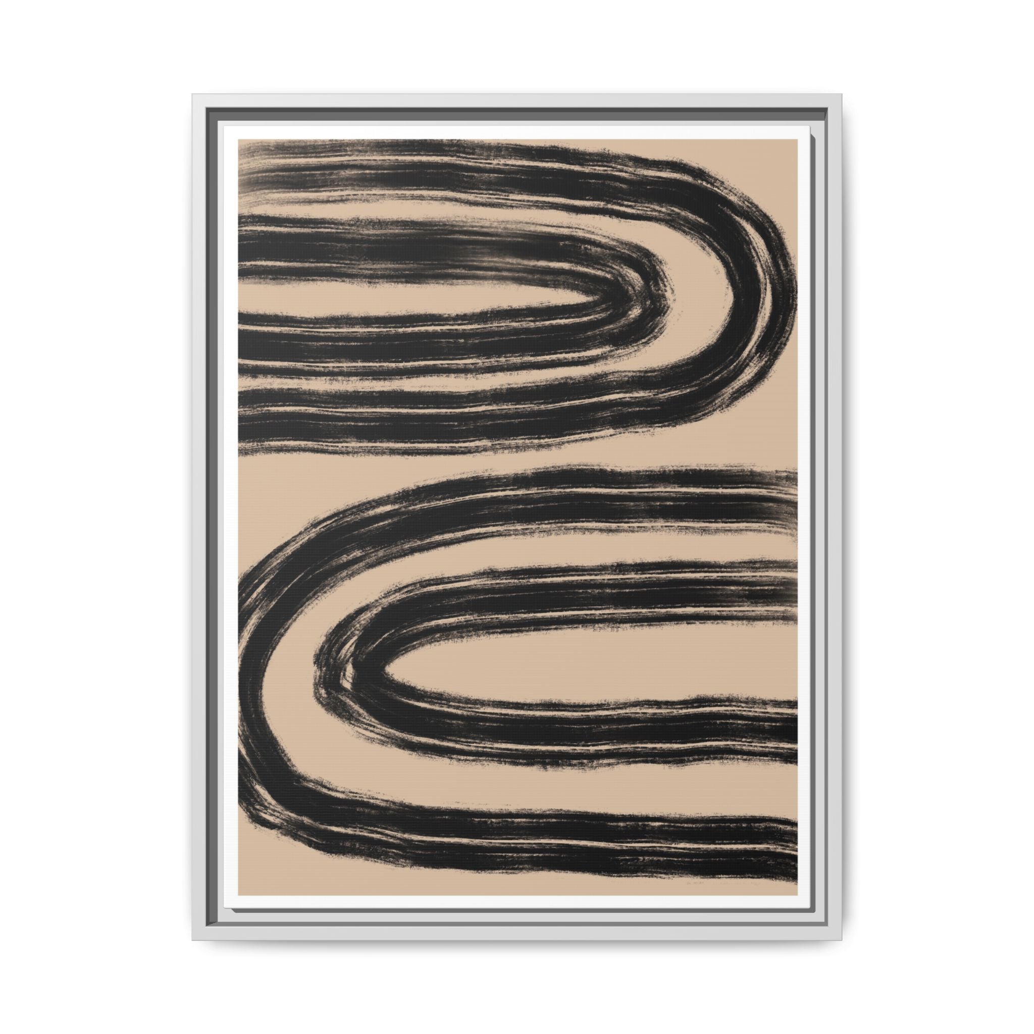 Midnight Current Echoes - Framed