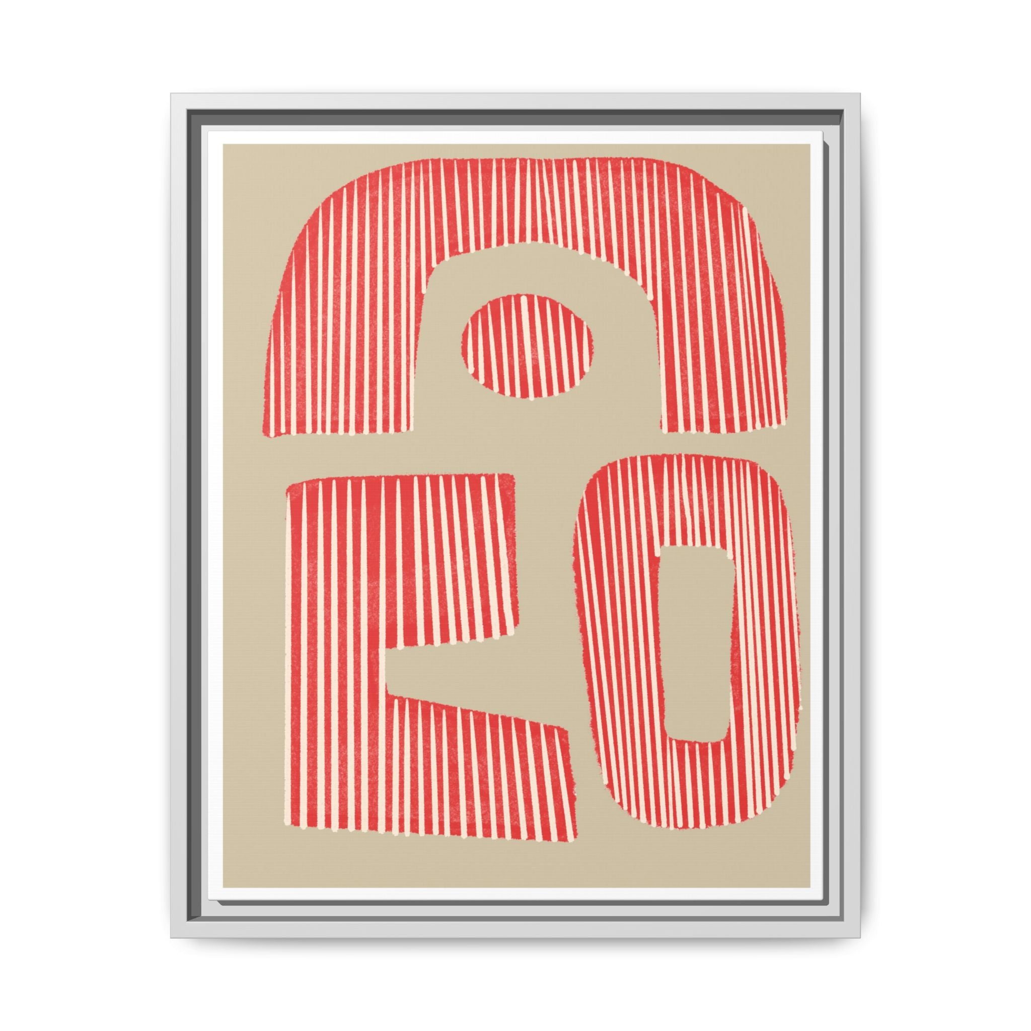 Coral Echo Forms - Framed