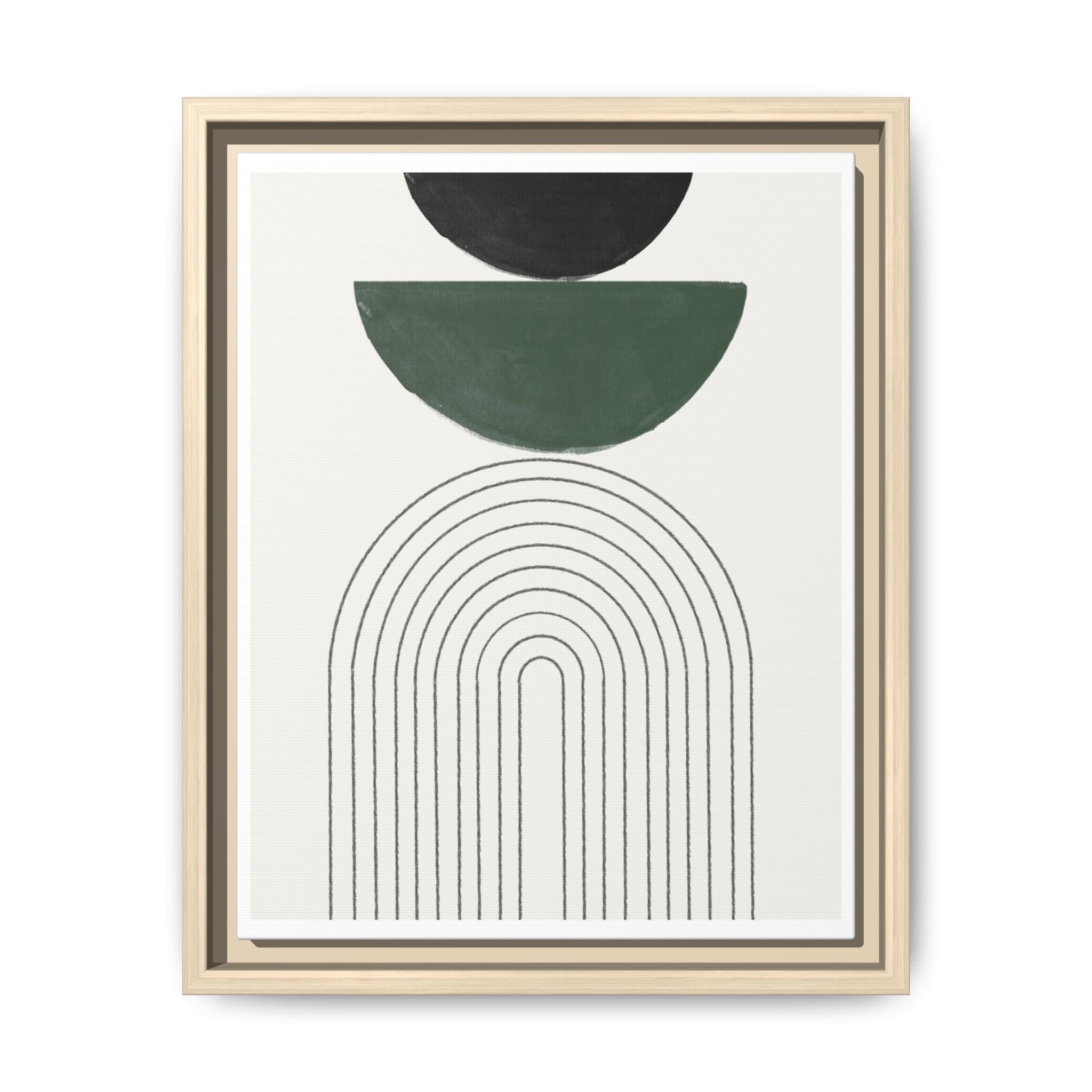 Emerald Arc Horizon - Framed