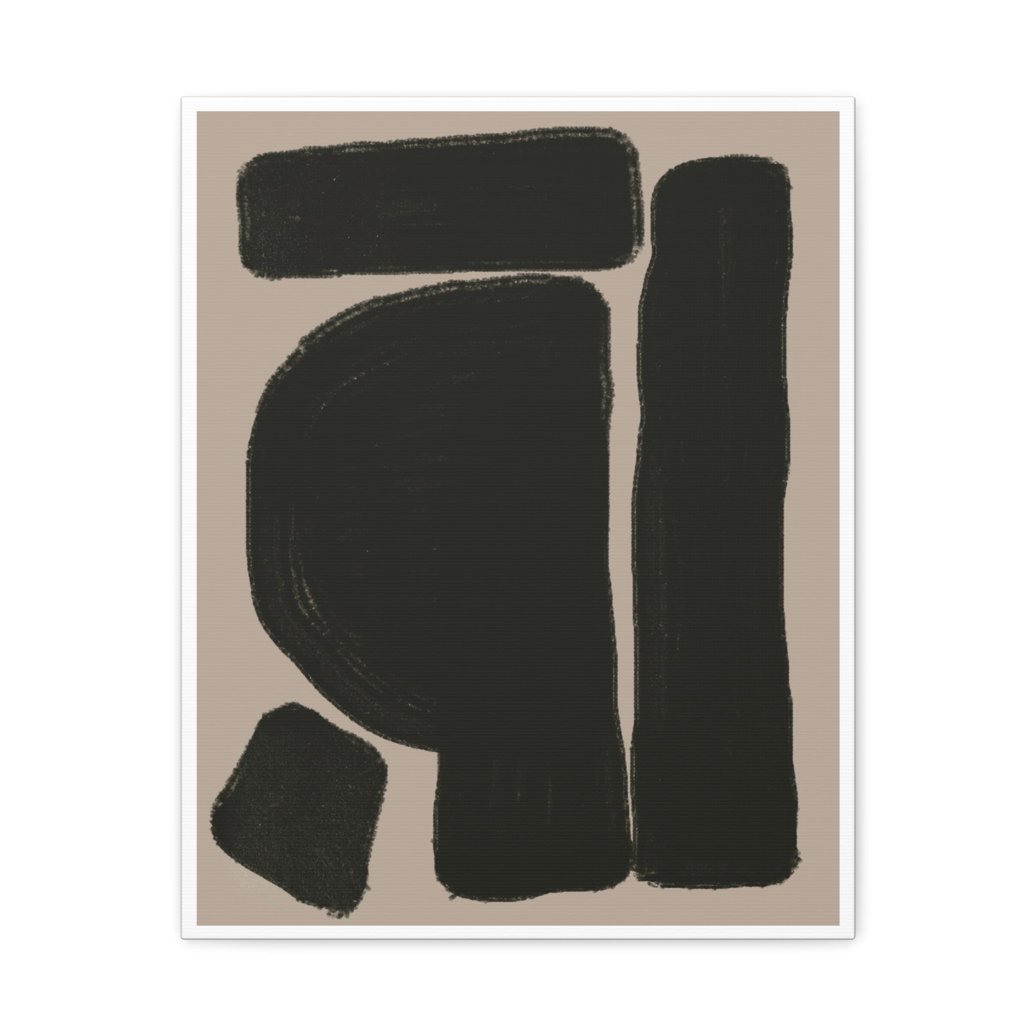 Velvet Obsidian Forms - Canvas